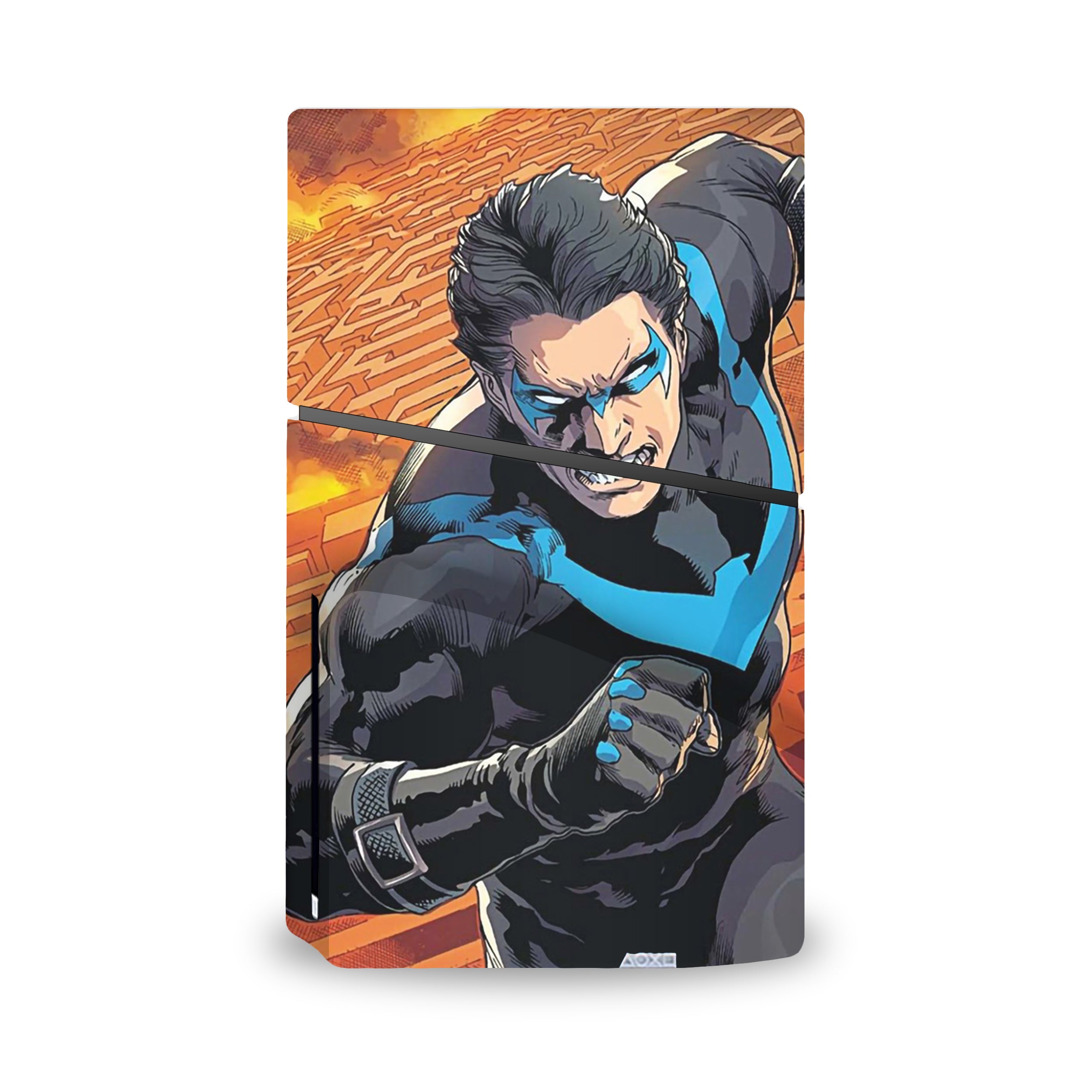 Shadow Vigilante v1 PS5 Slim Skin - Comics-inspired design