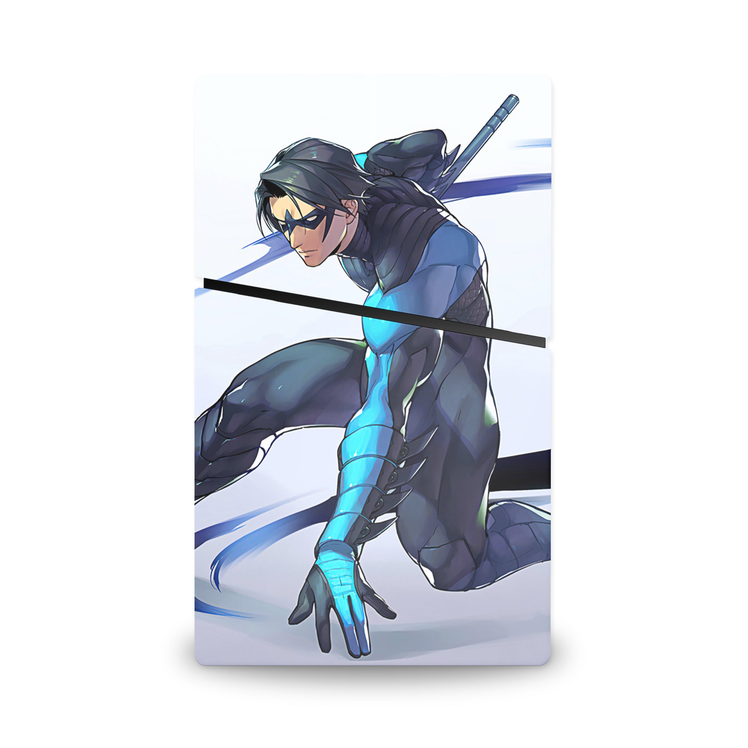 Shadow Vigilante v2 PS5 Slim Digital Skin - Comics-inspired design