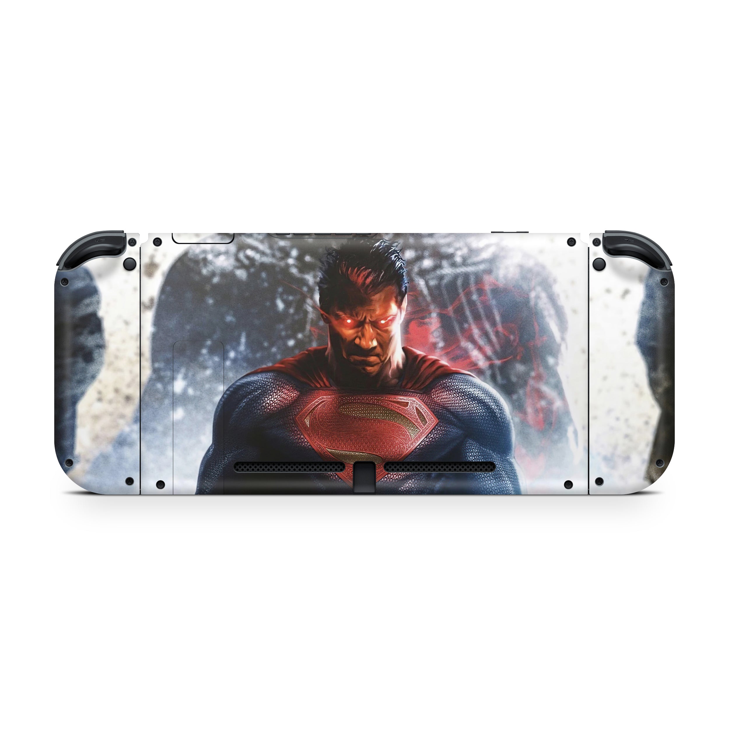 Hero of Steel v2 Nintendo Switch OLED Skin - Comics-inspired design