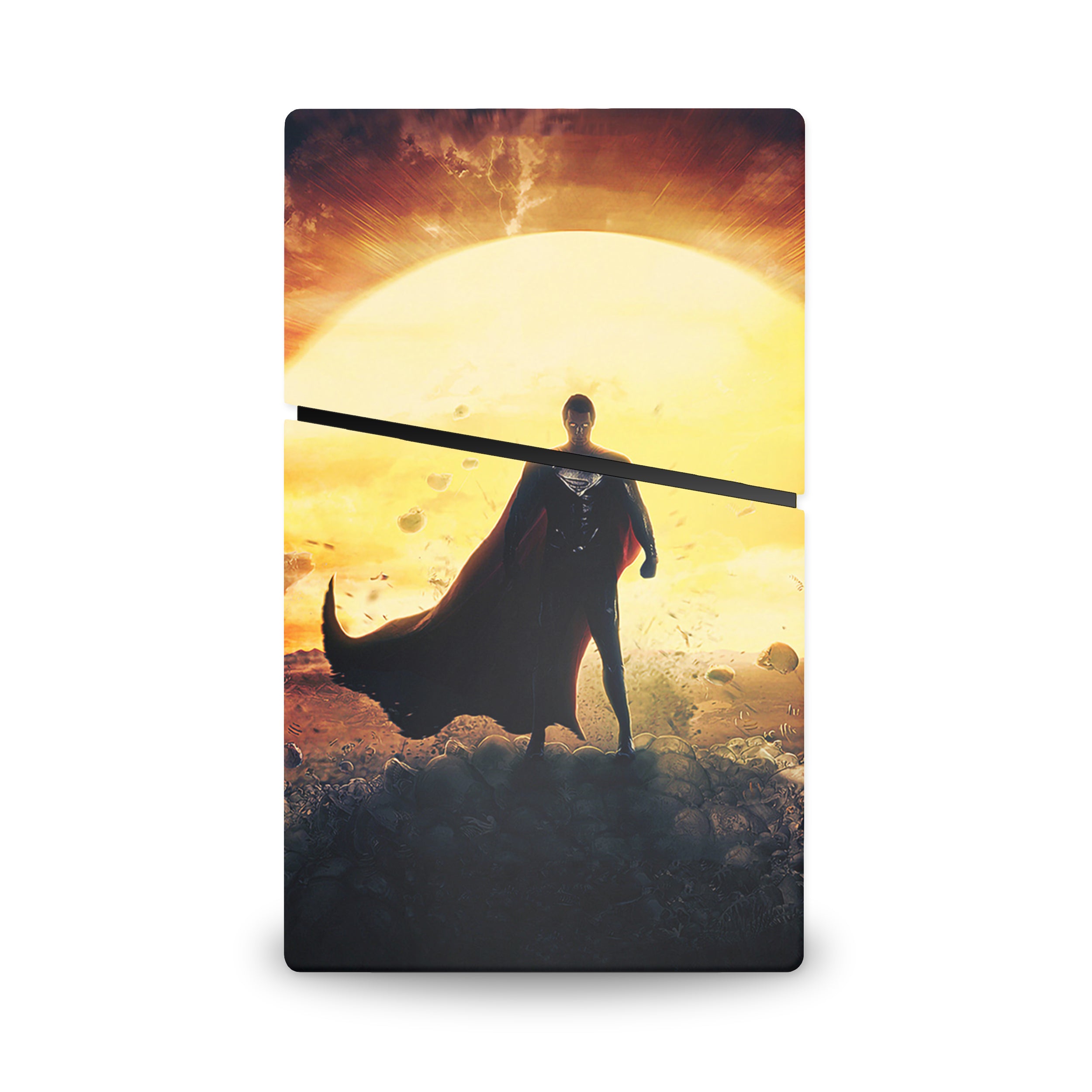Hero of Steel v4 PS5 Slim Digital Skin - Comics-inspired design