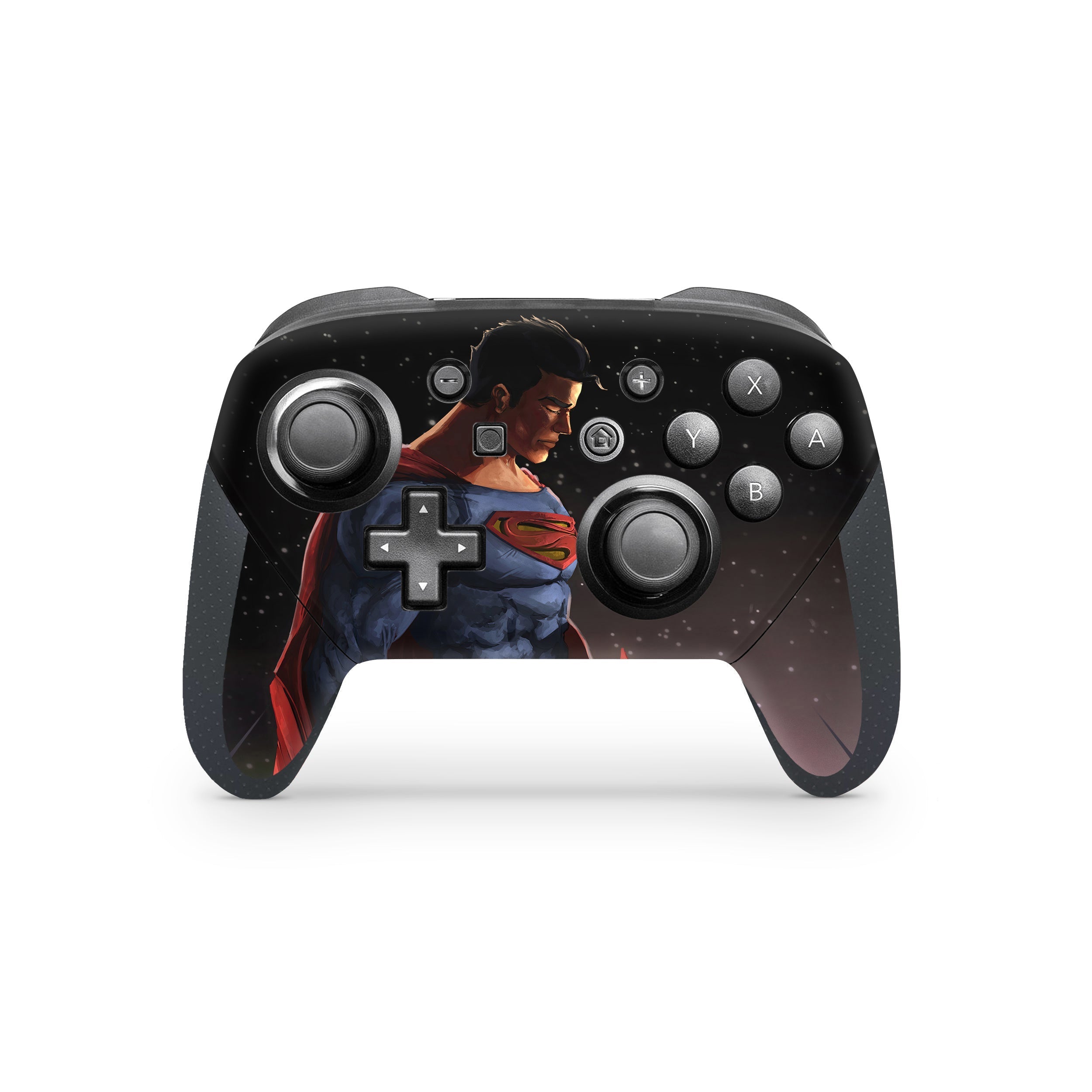 Hero of Steel v6 Nintendo Switch Pro Controller Skin - Comics-inspired design
