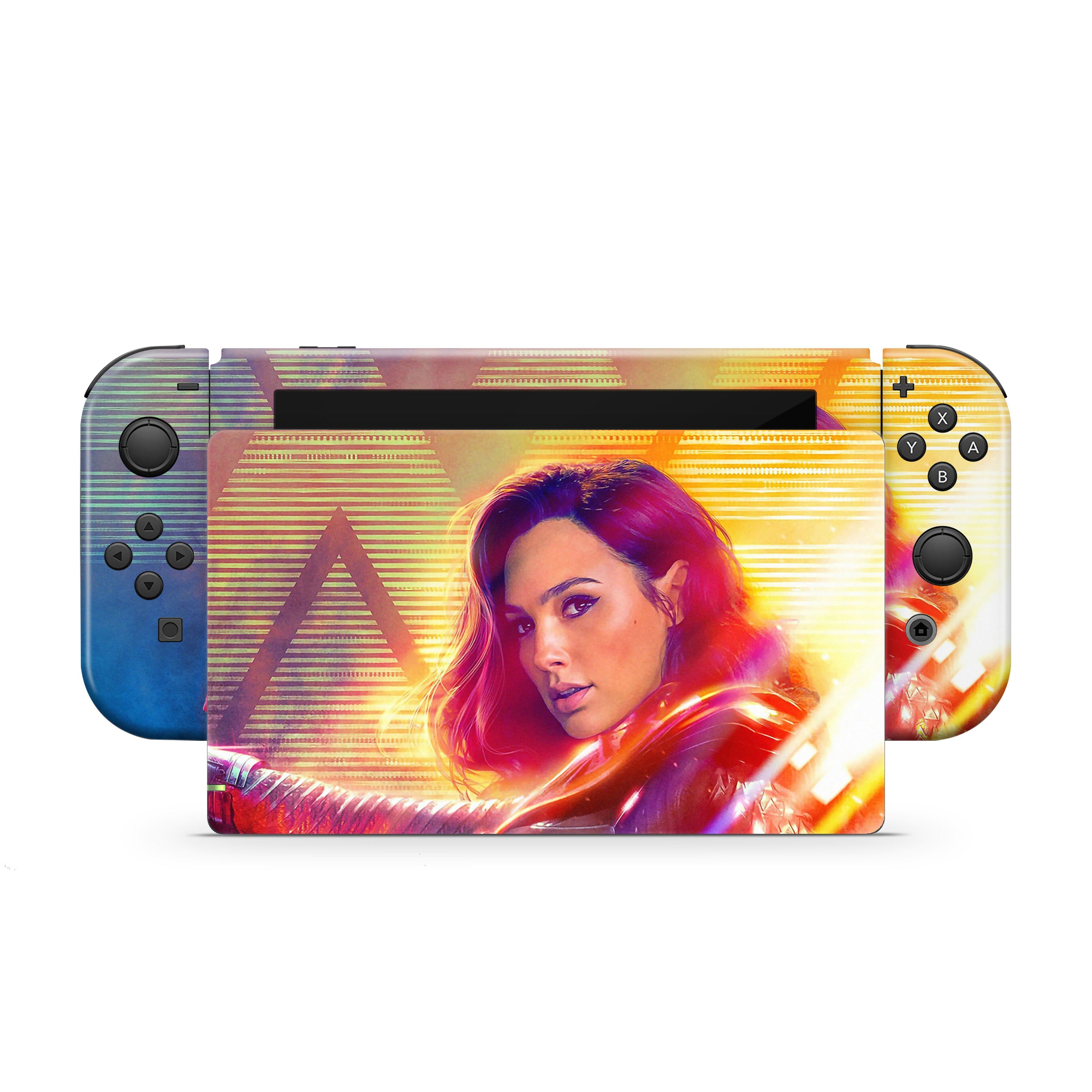 Amazon Goddess v9 Nintendo Switch Skin - Comics-inspired design