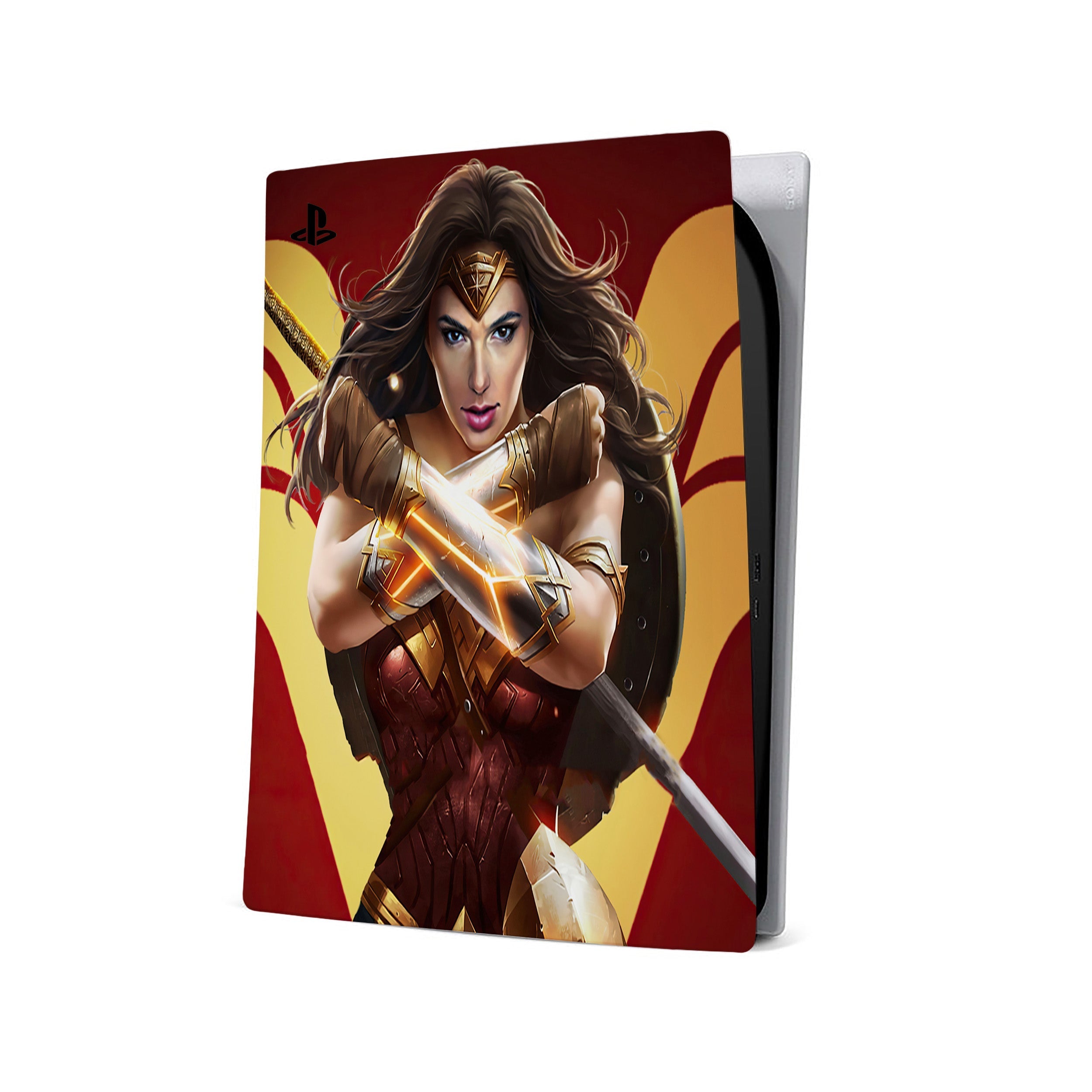 Amazon Goddess v10 PS5 Skin - Comics-inspired design