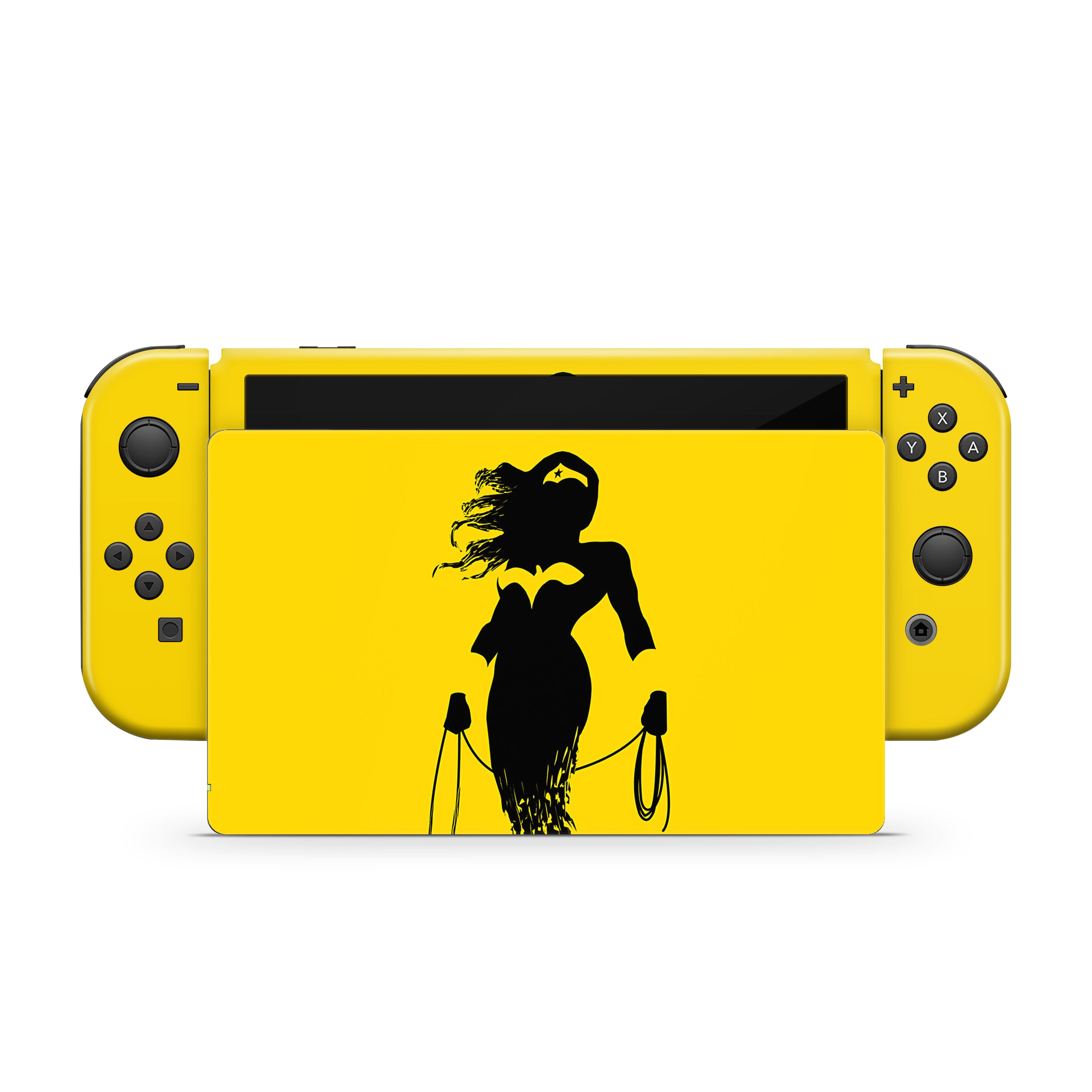 Amazon Goddess v12 Nintendo Switch OLED Skin - Comics-inspired design