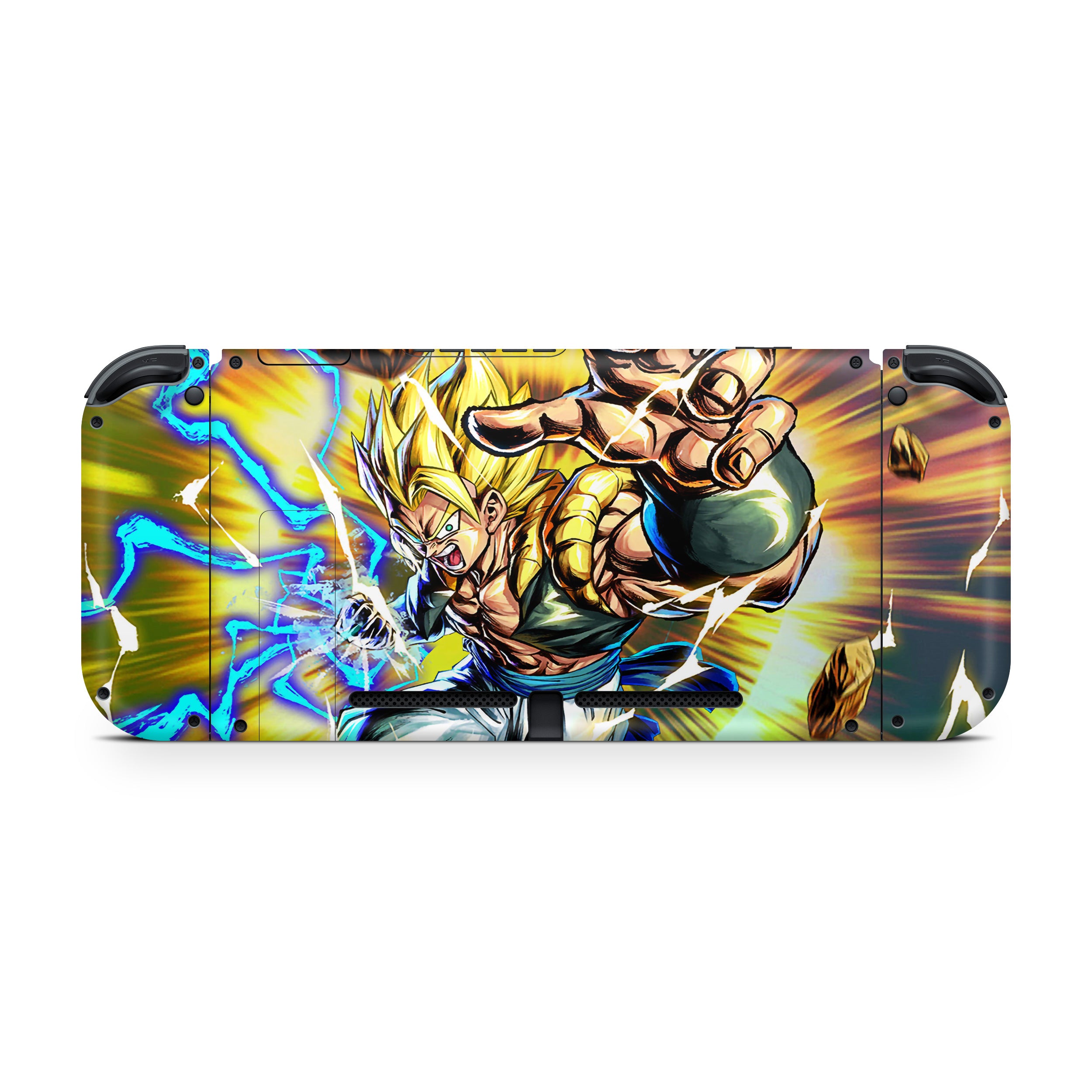 Fusion Warrior v4 Nintendo Switch OLED Skin - Anime-inspired design