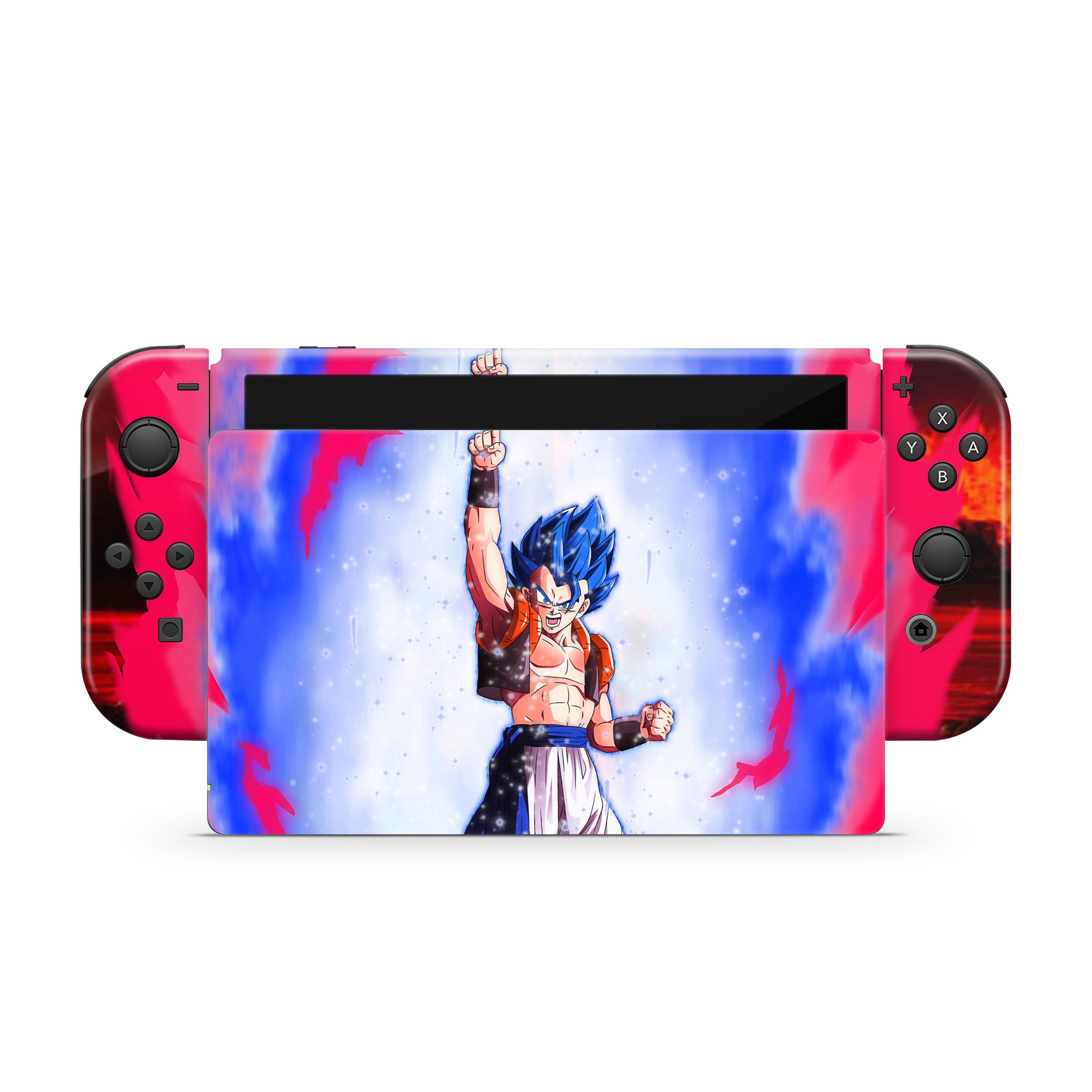 Fusion Warrior v6 Nintendo Switch OLED Skin - Anime-inspired design