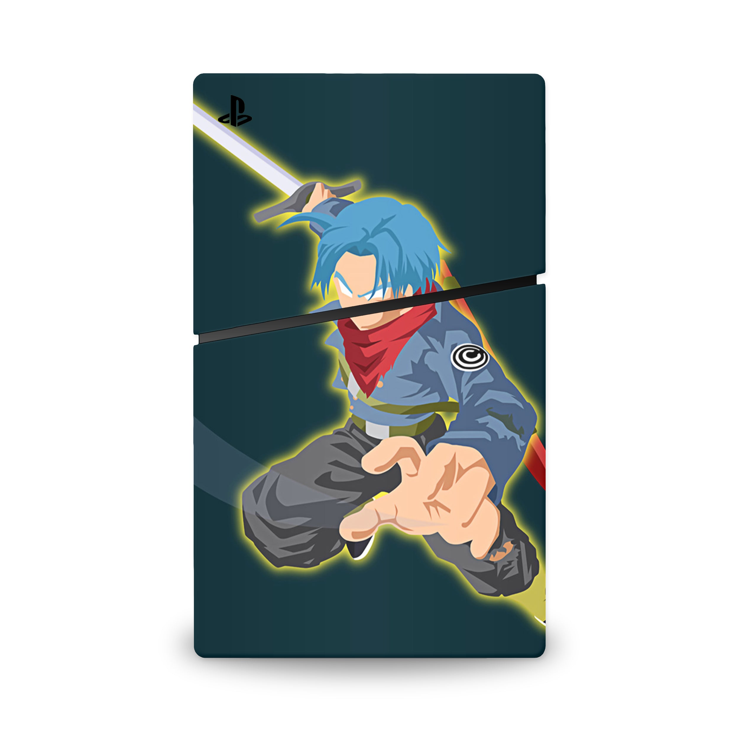 Time Warrior v1 PS5 Slim Digital Skin - Anime-inspired design
