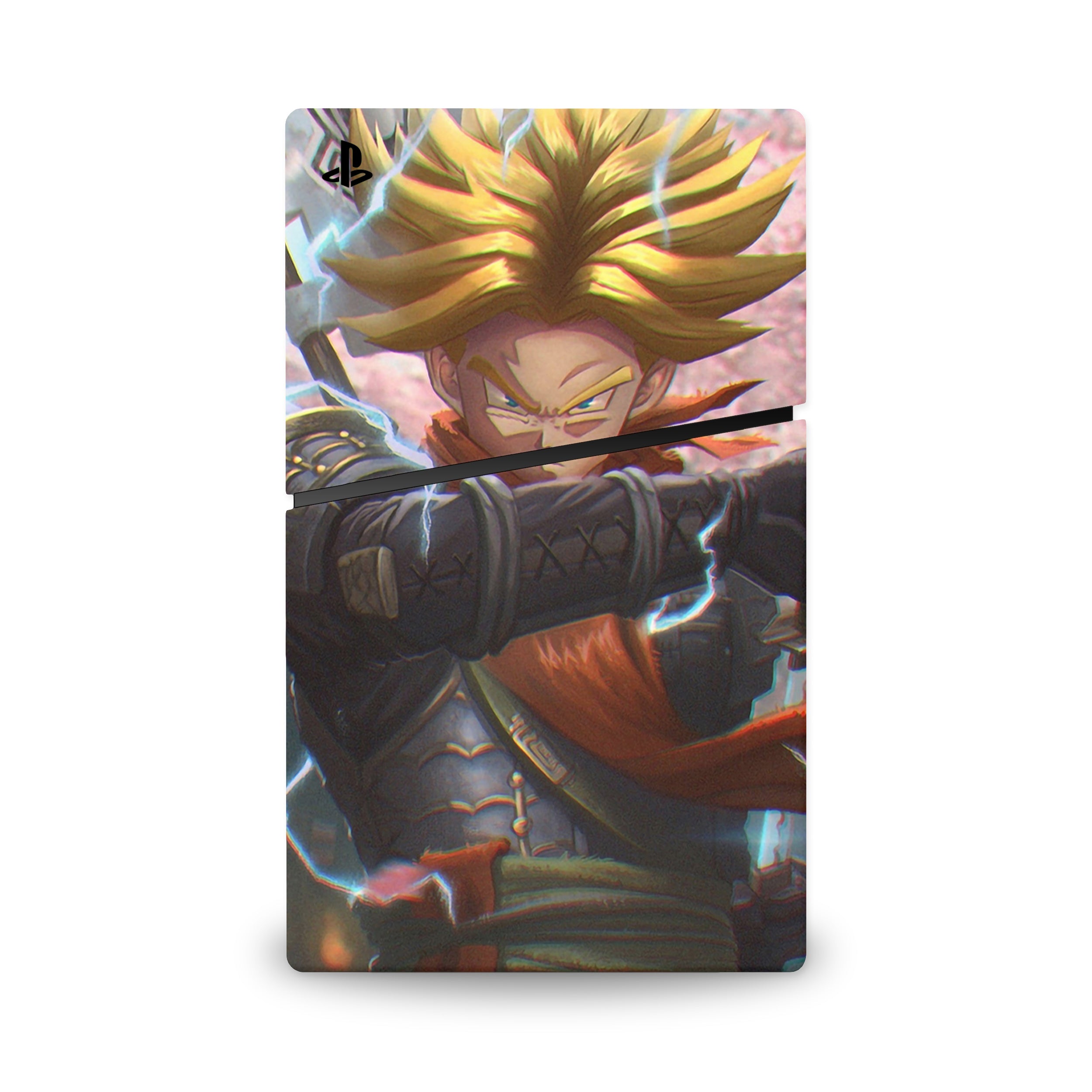 Time Warrior v2 PS5 Slim Digital Skin - Anime-inspired design