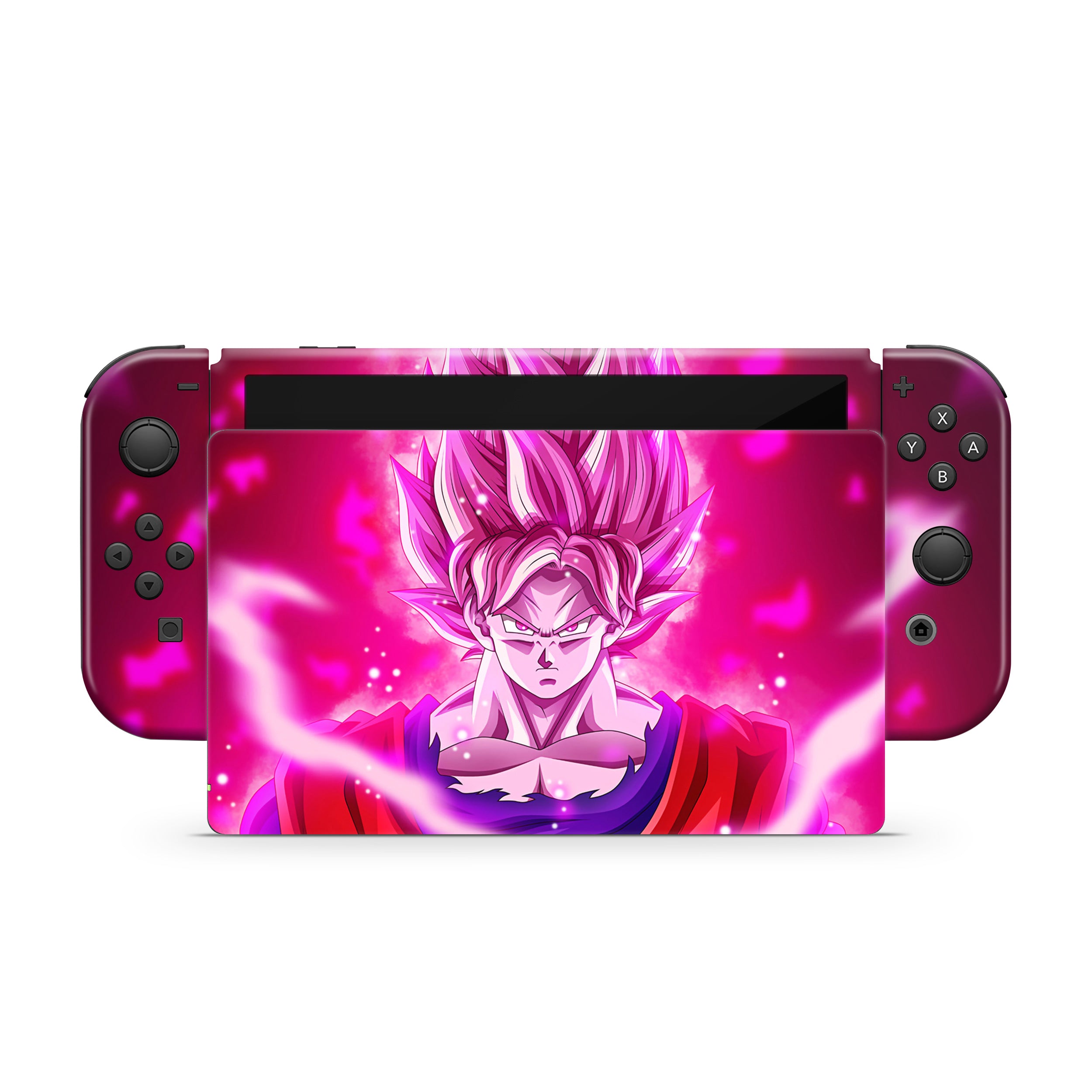 Saiyan Prime v3 Nintendo Switch OLED Skin - Anime-inspired design