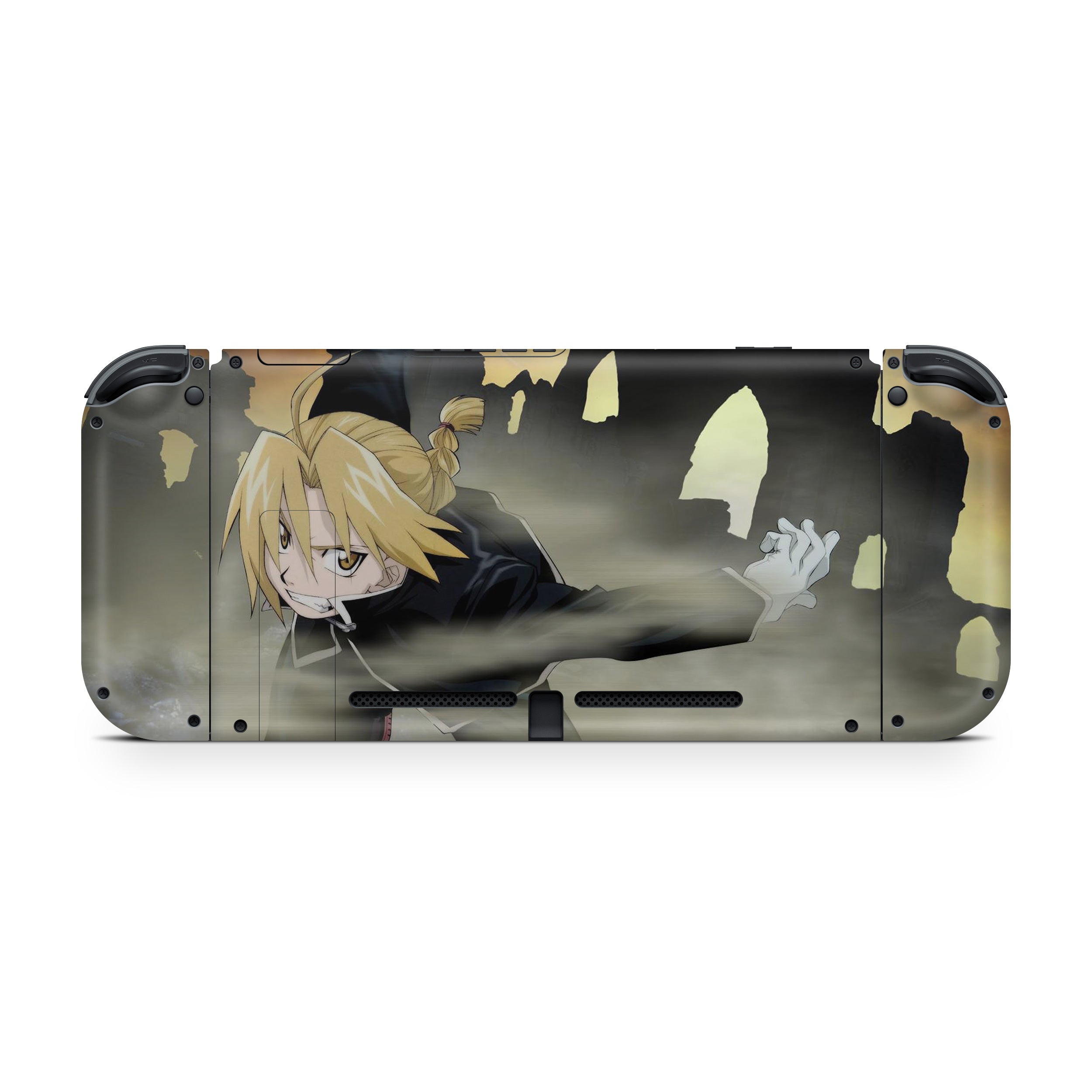 Alchemist Champion v2 Nintendo Switch OLED Skin - Anime-inspired design