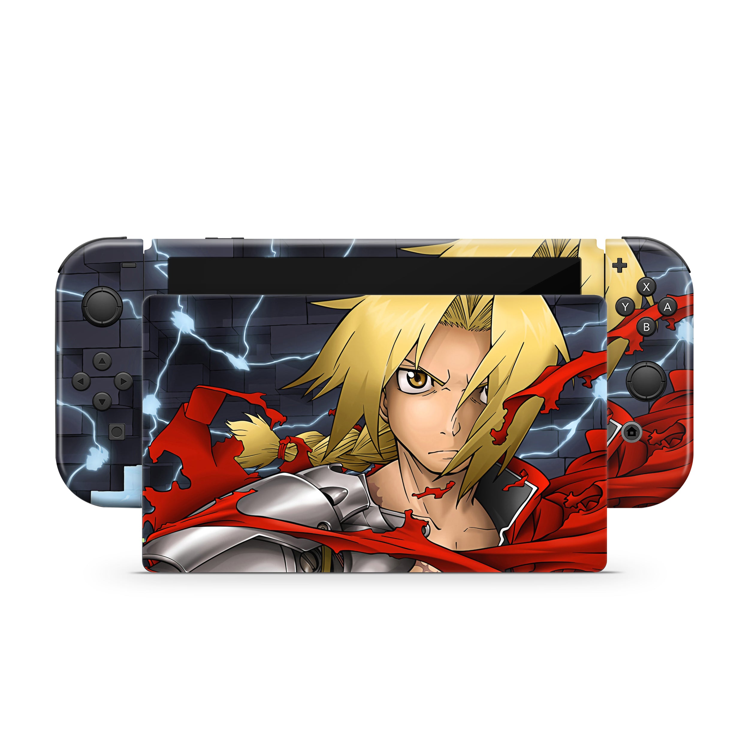 Alchemist Champion v3 Nintendo Switch OLED Skin - Anime-inspired design