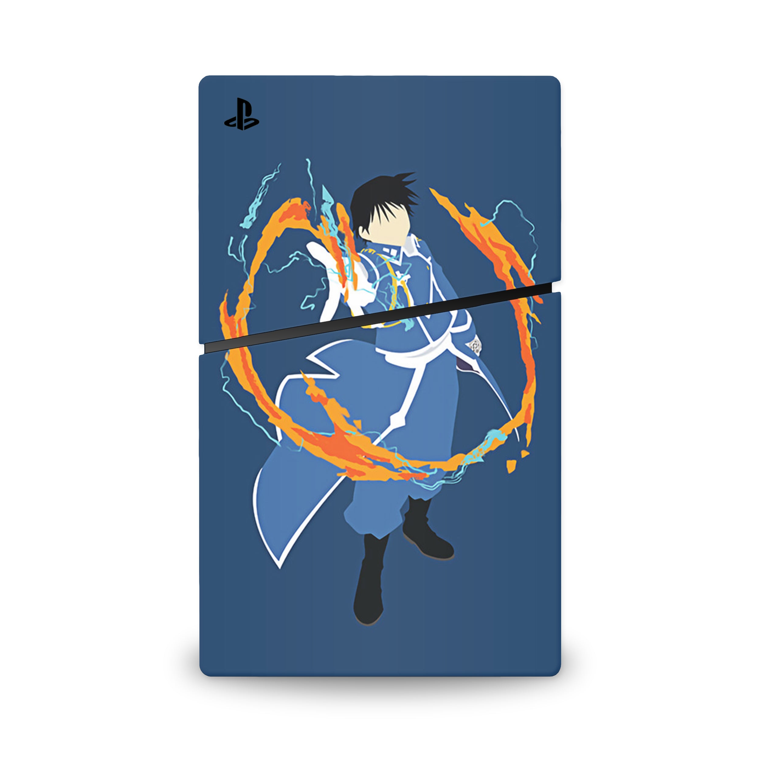 Fire Alchemist v1 PS5 Slim Skin - Anime-inspired design
