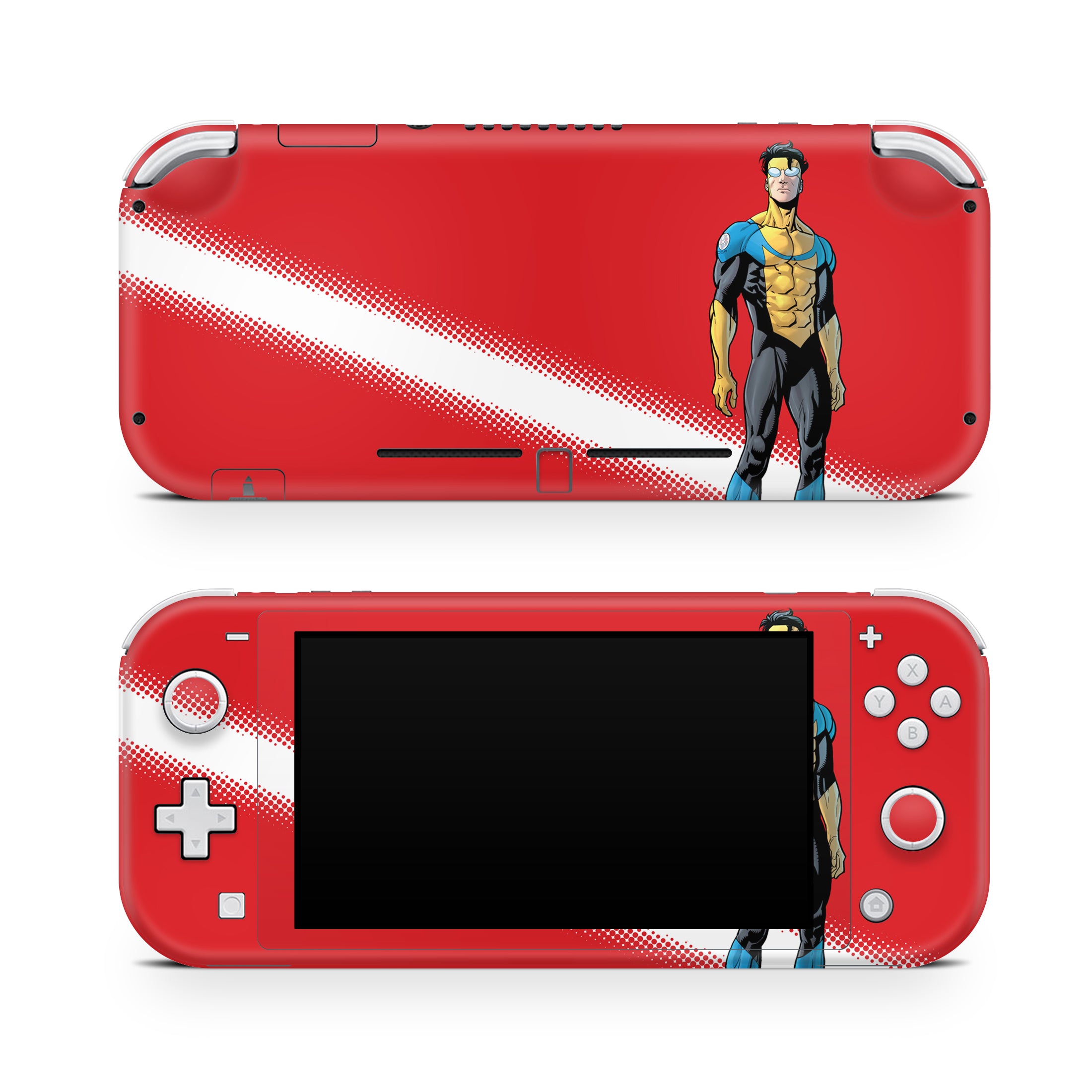 Indomitable Hero v1 Nintendo Switch Lite Skin - Comics-inspired design