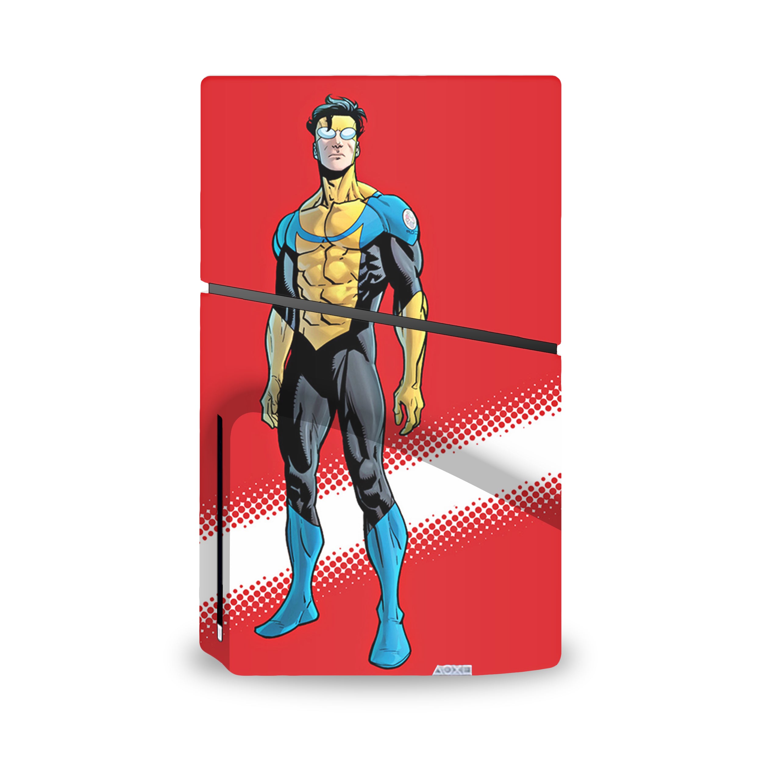 Indomitable Hero v1 PS5 Slim Skin - Comics-inspired design