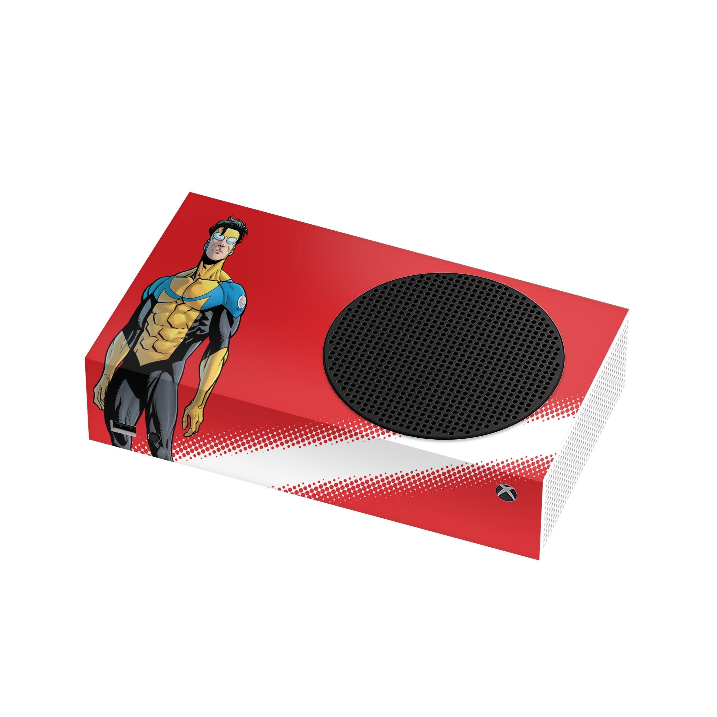Indomitable Hero v1 Xbox Series S Skin - Comics-inspired design
