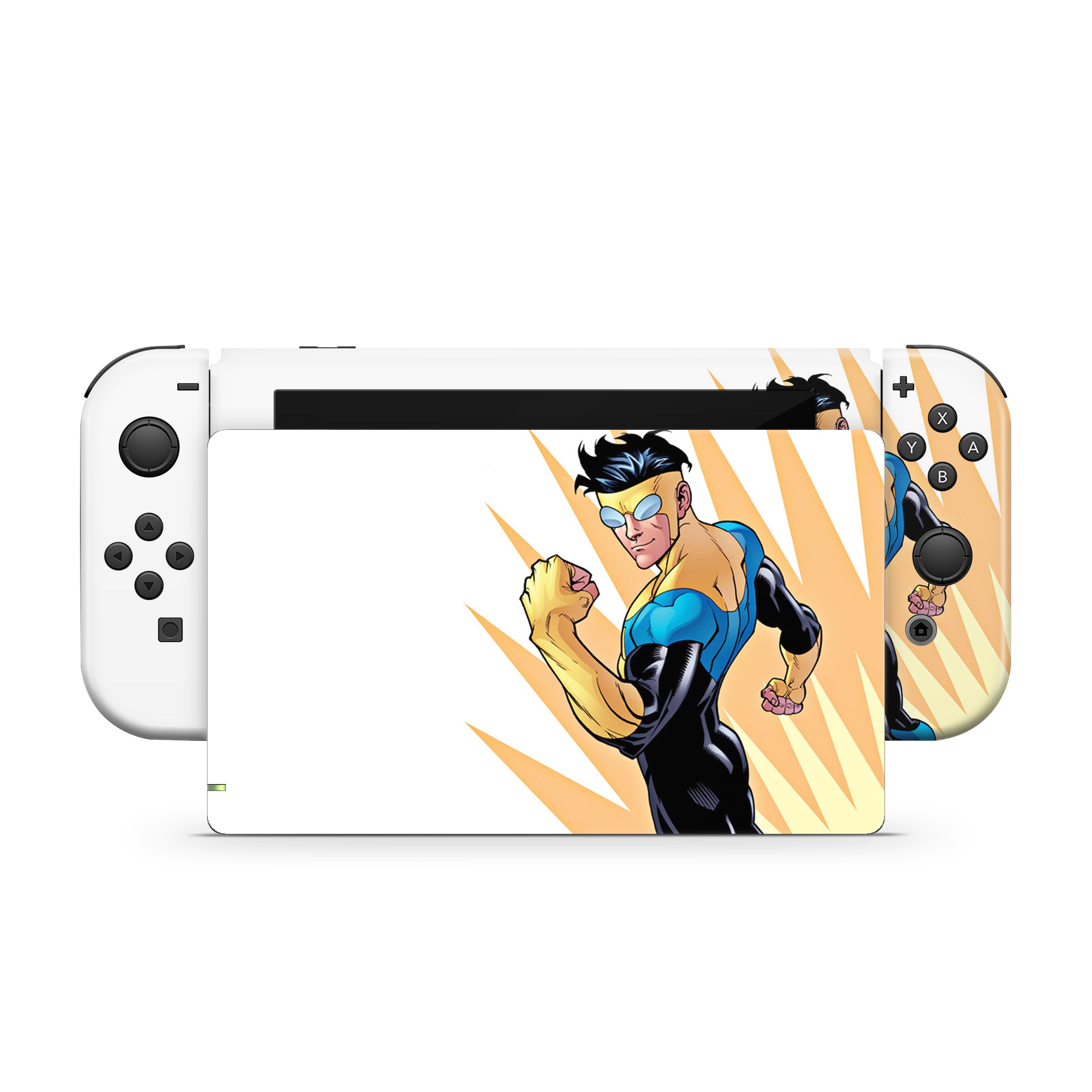 Indomitable Hero v2 Nintendo Switch Skin - Comics-inspired design