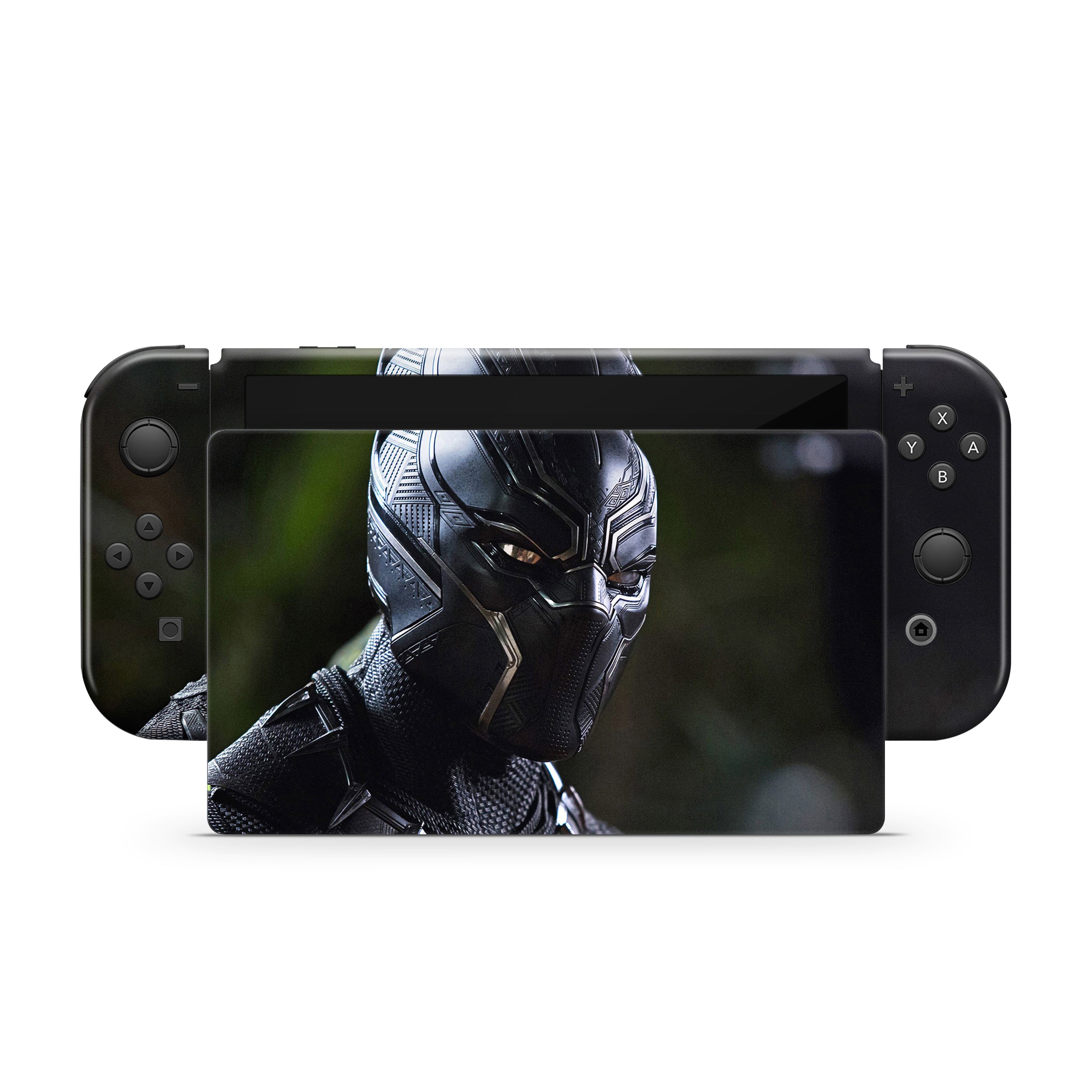 Panther Warrior v7 Nintendo Switch OLED Skin - Comics-inspired design