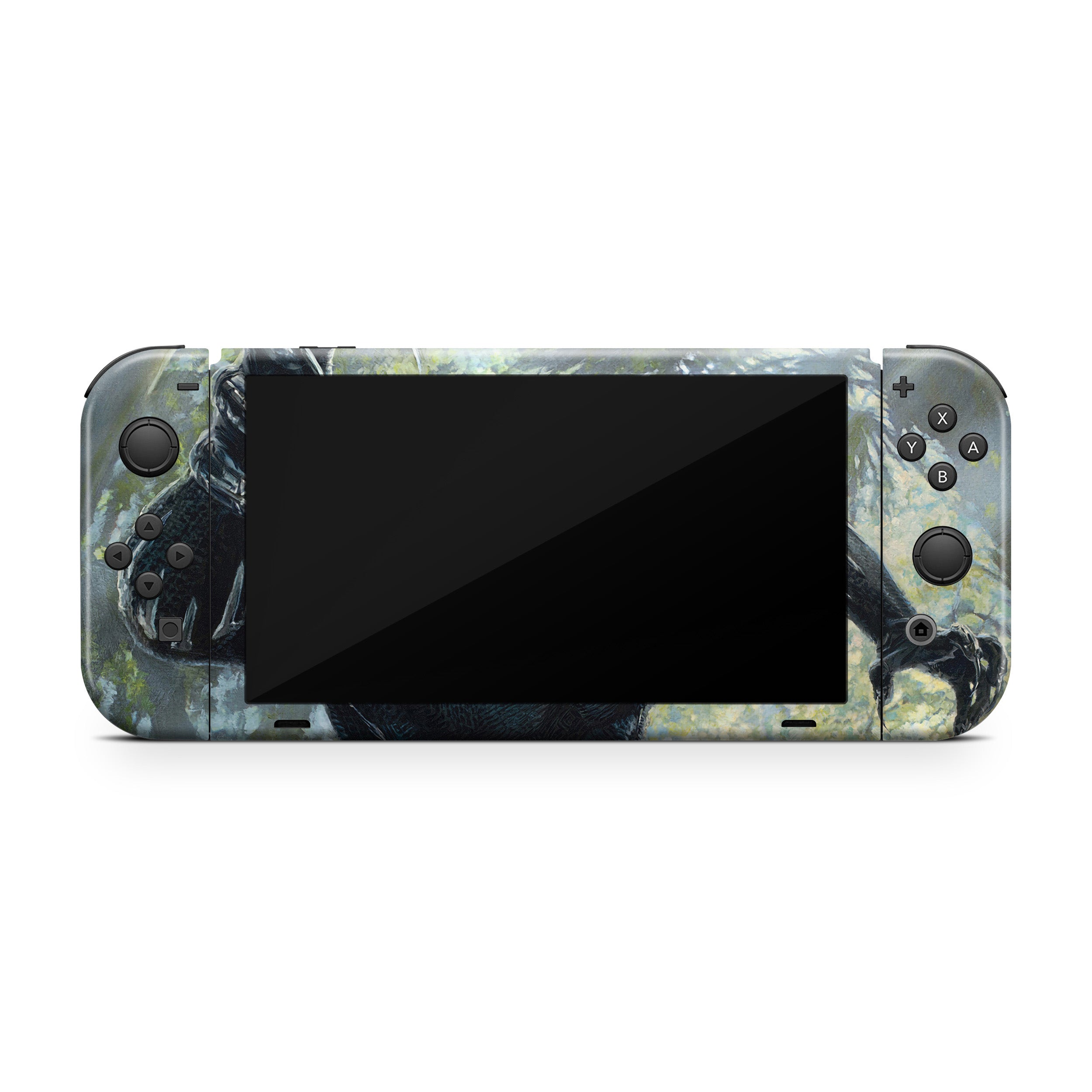 Panther Warrior v8 Nintendo Switch OLED Skin - Comics-inspired design