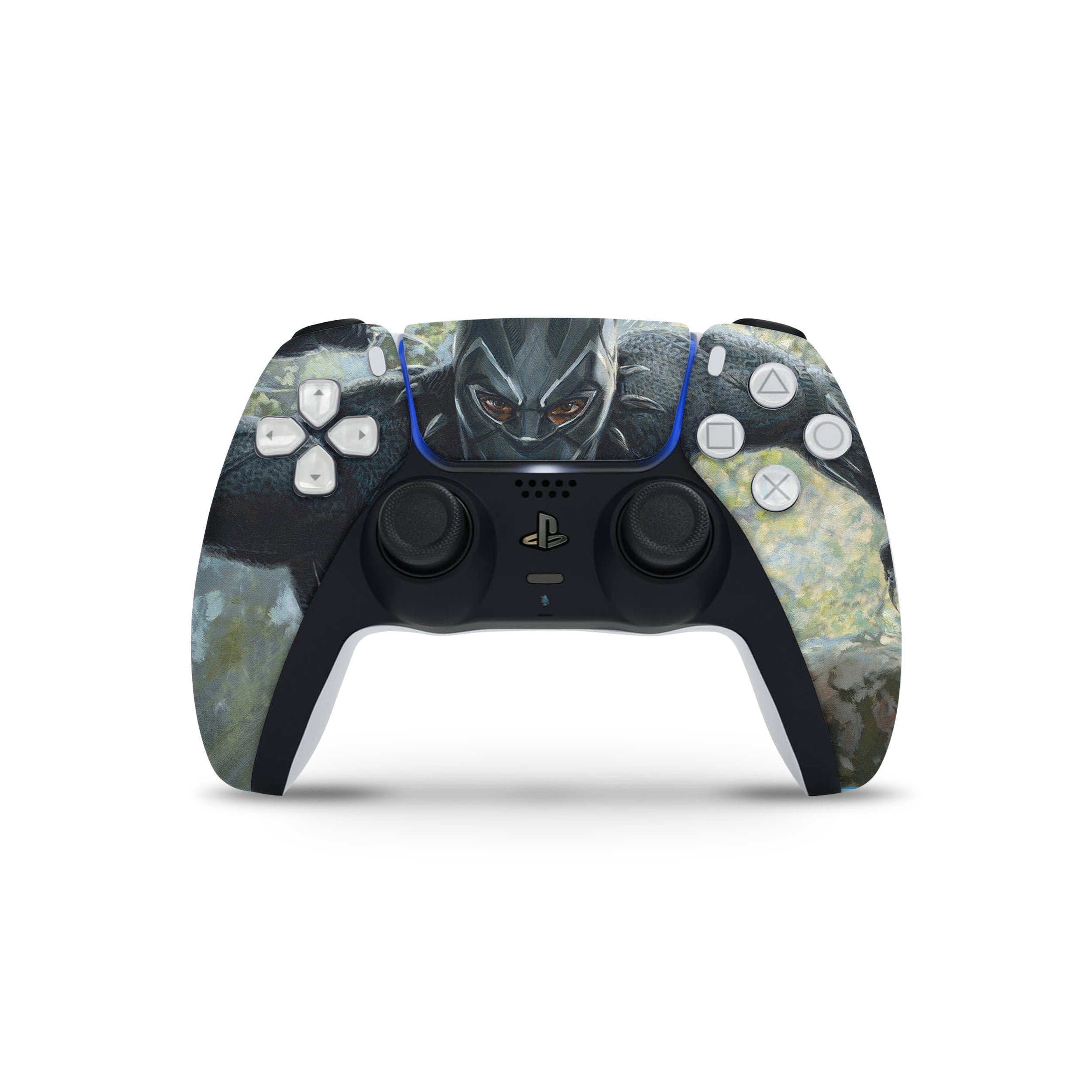 Panther Warrior v8 PS5 Controller Skin - Comics-inspired design