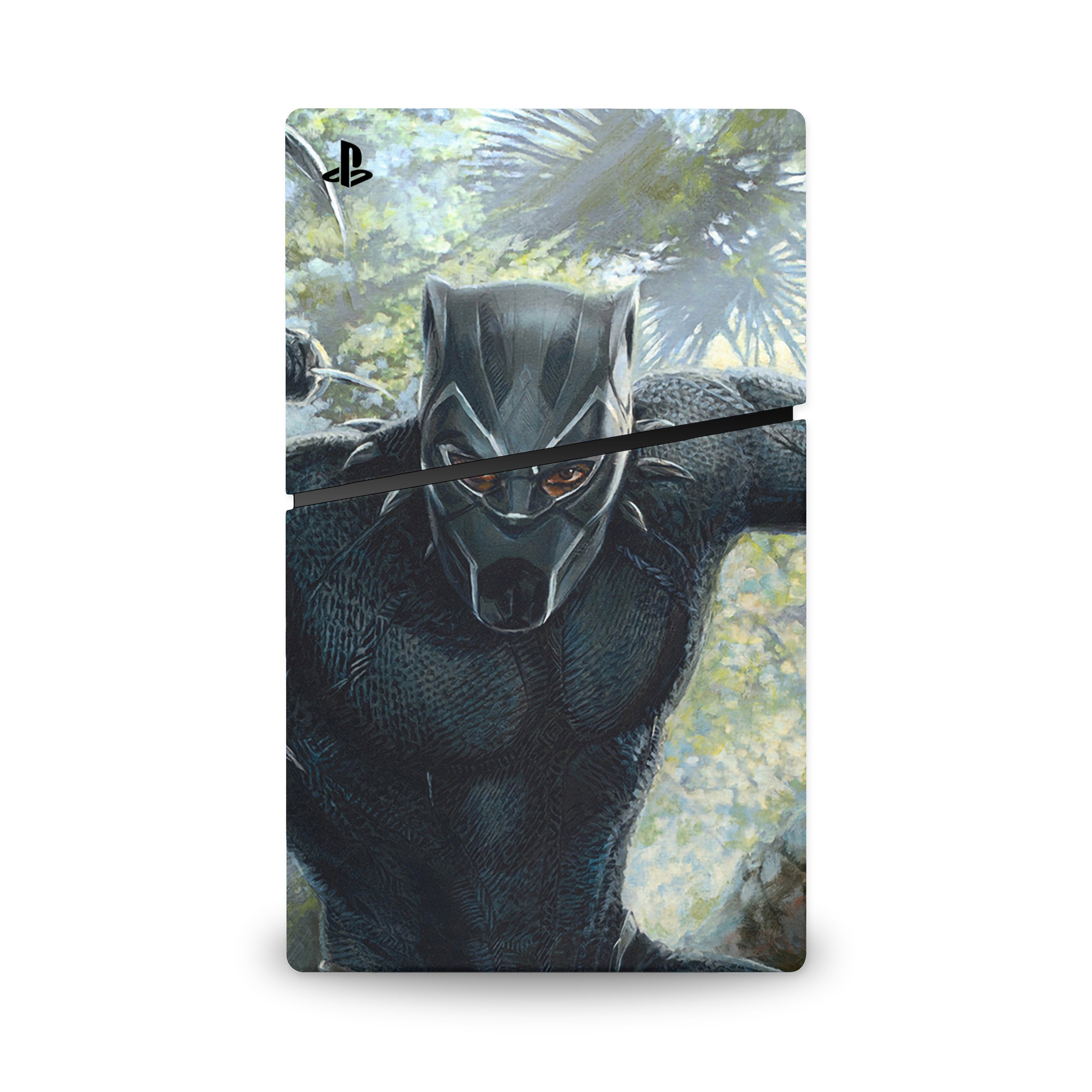 Panther Warrior v8 PS5 Slim Skin - Comics-inspired design