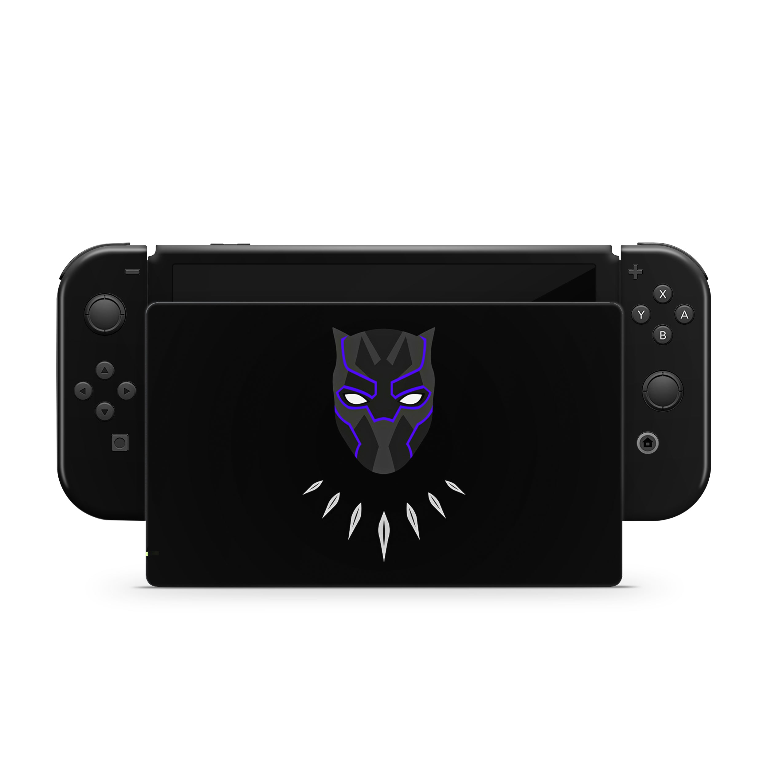 Panther Warrior v9 Nintendo Switch OLED Skin - Comics-inspired design
