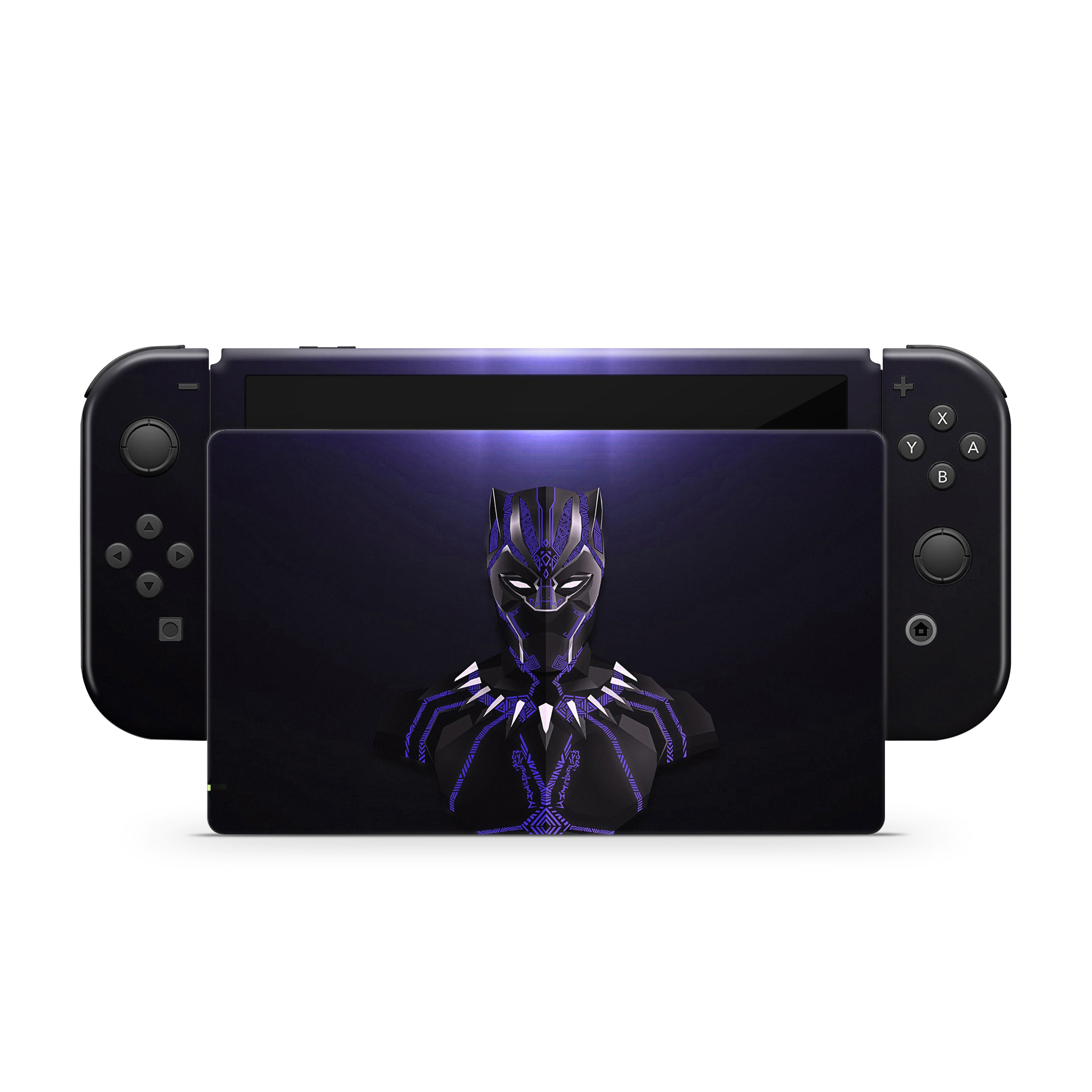 Panther Warrior v11 Nintendo Switch OLED Skin - Comics-inspired design