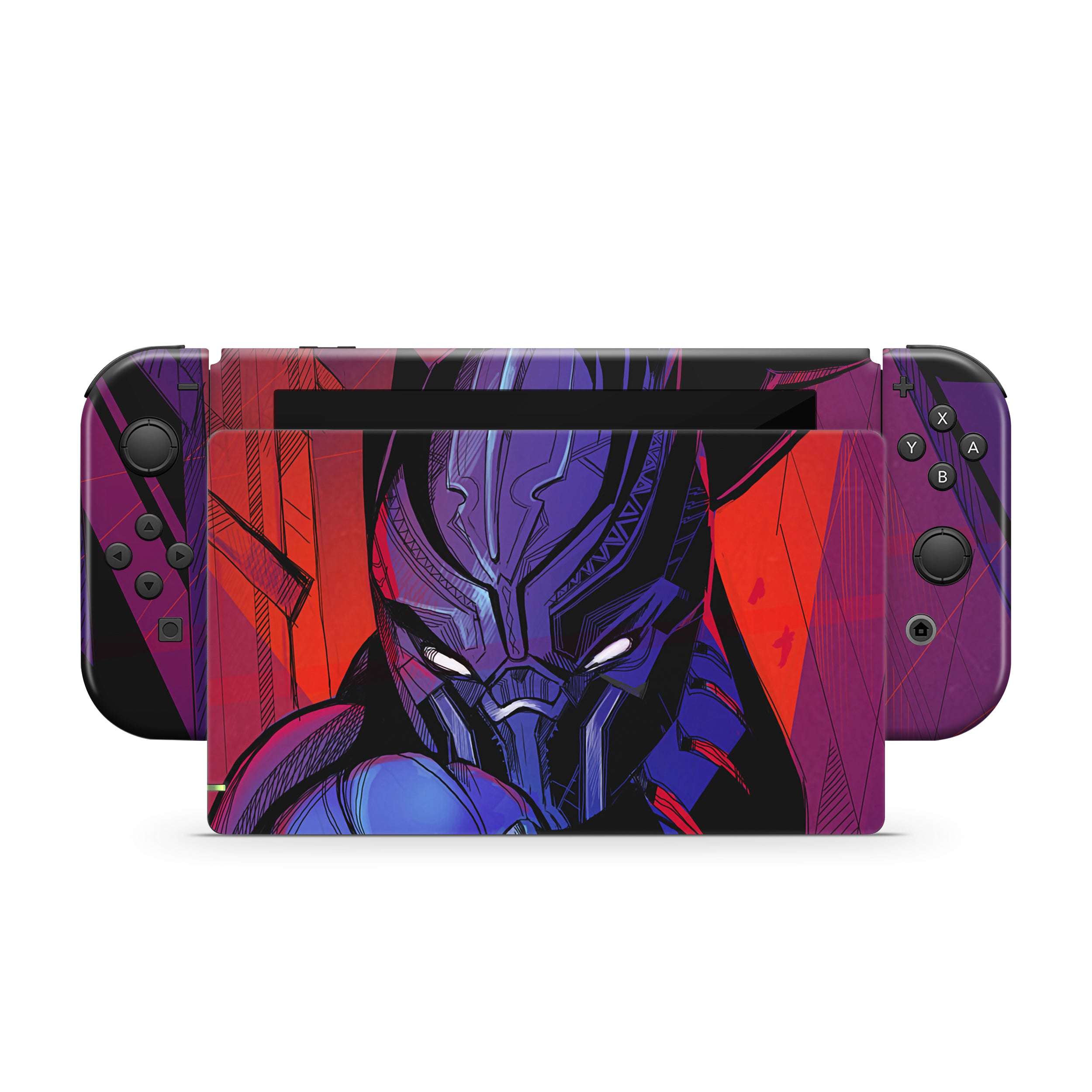 Panther Warrior v14 Nintendo Switch Skin - Comics-inspired design