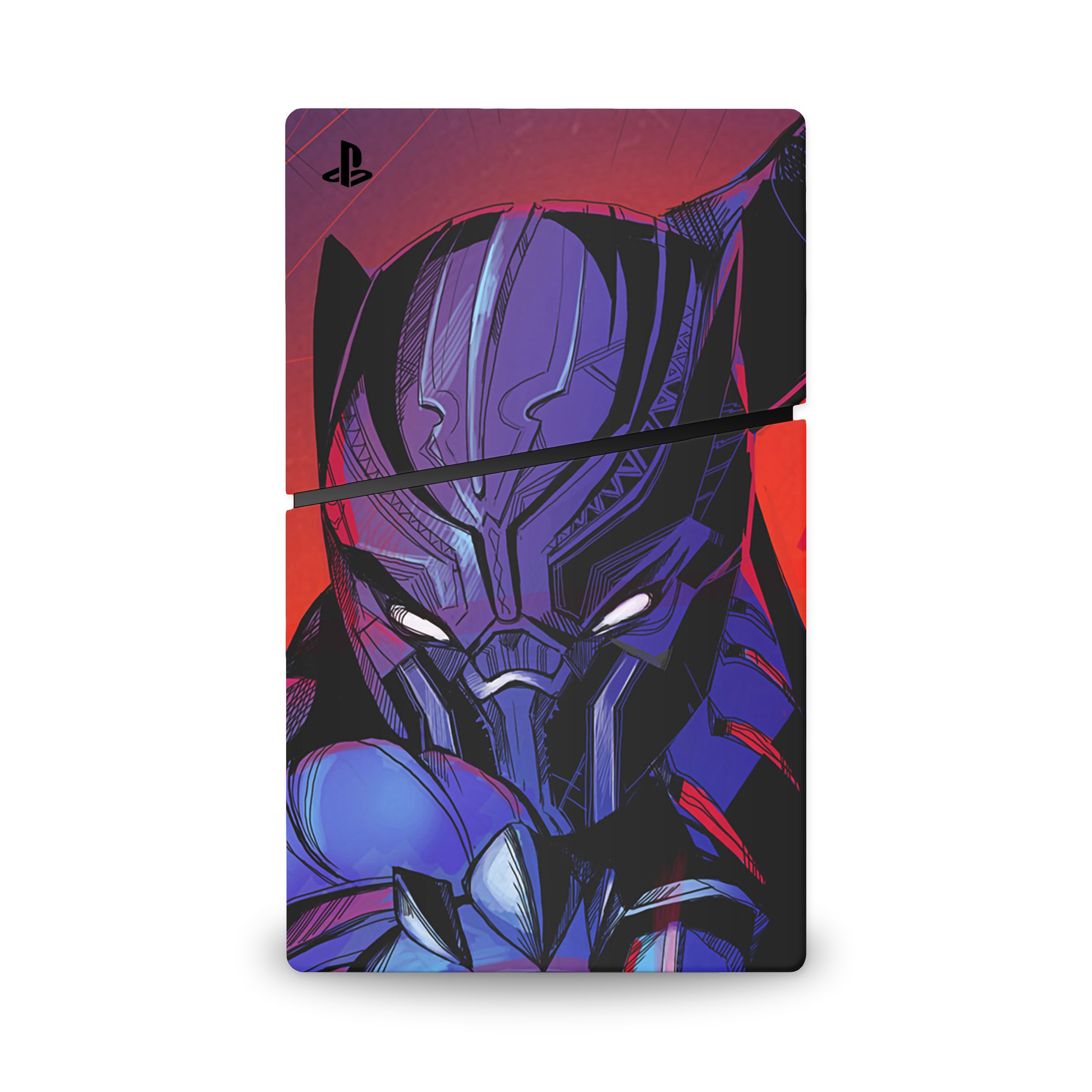 Panther Warrior v14 PS5 Slim Skin - Comics-inspired design