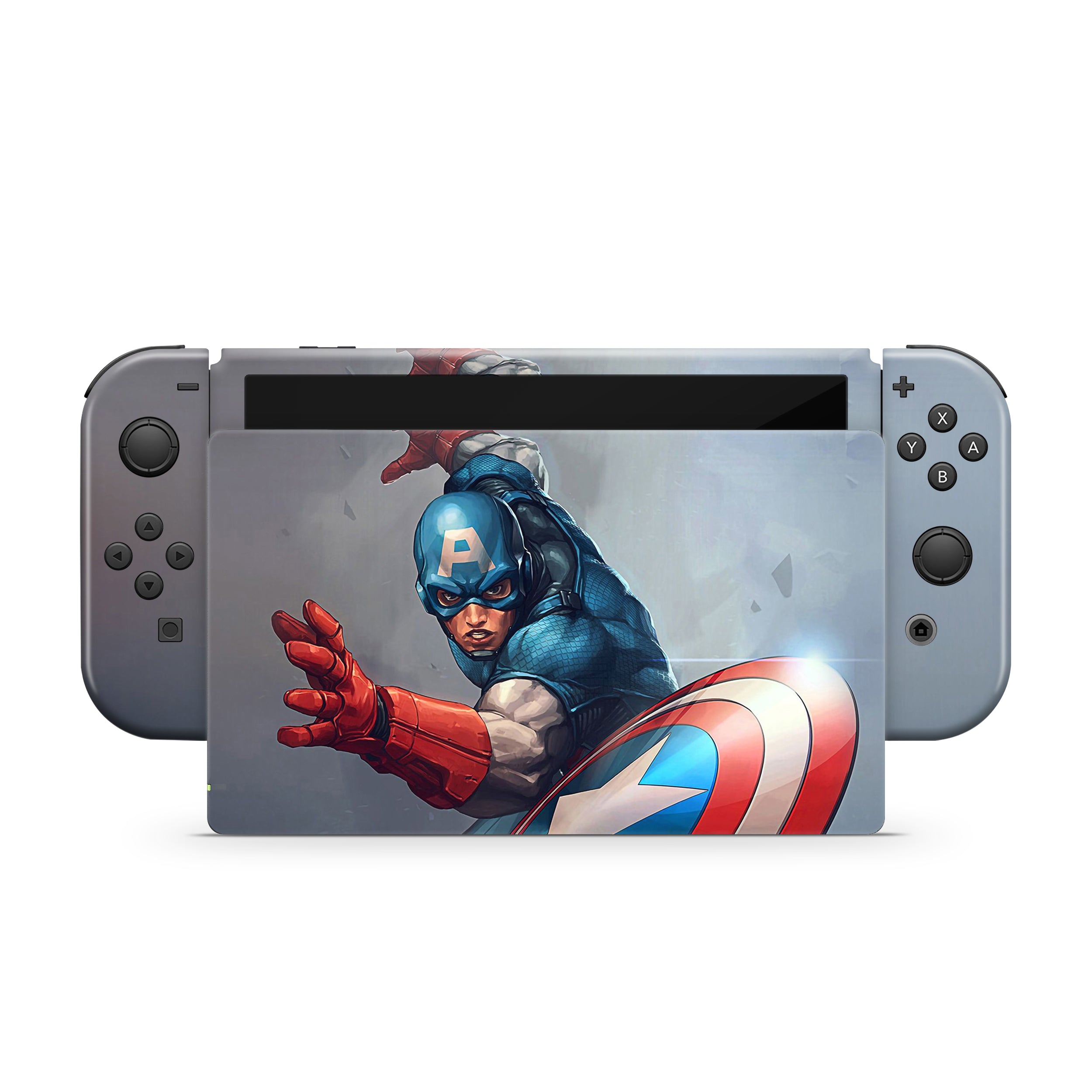 Freedom Vanguard v8 Nintendo Switch OLED Skin - Comics-inspired design
