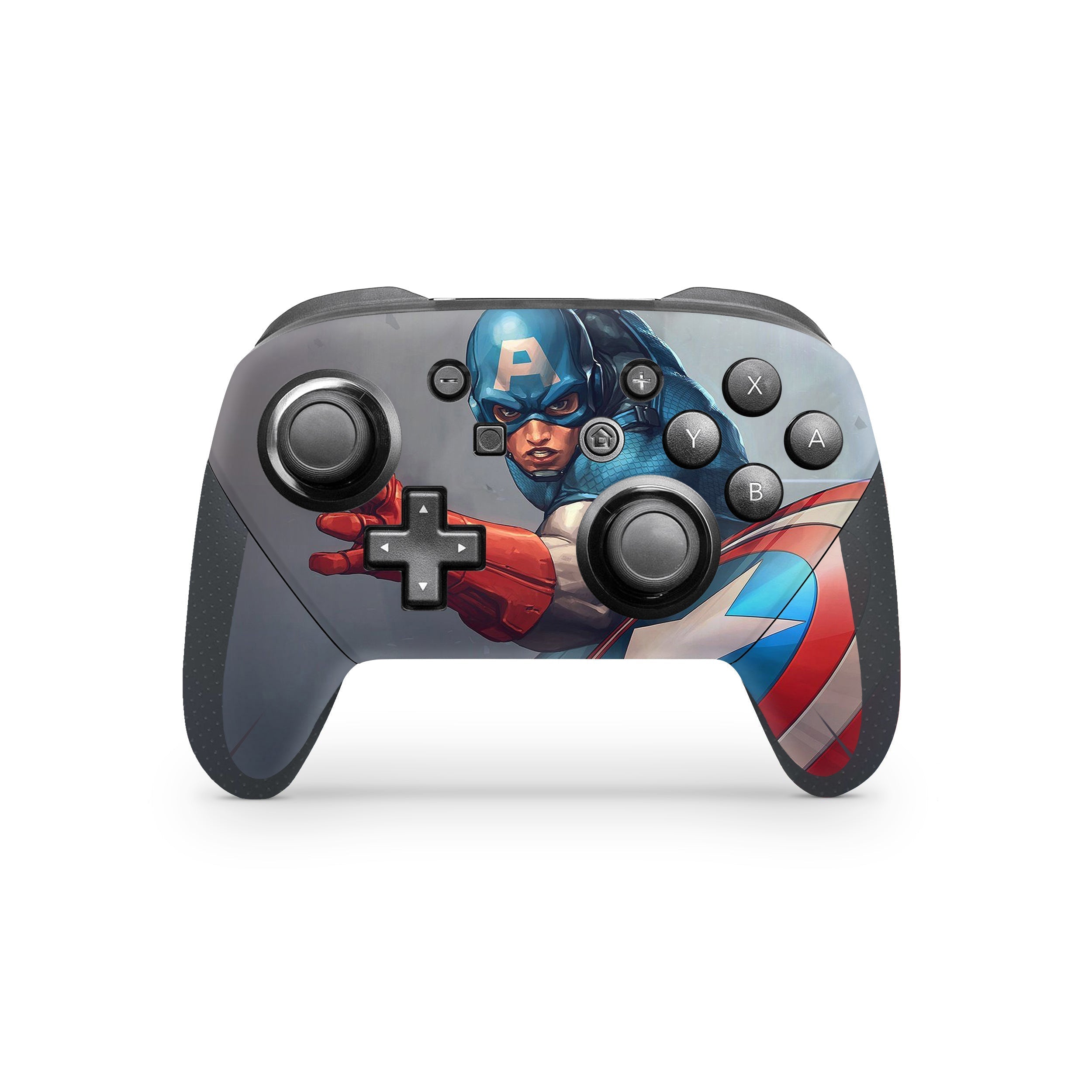 Freedom Vanguard v8 Nintendo Switch Pro Controller Skin - Comics-inspired design