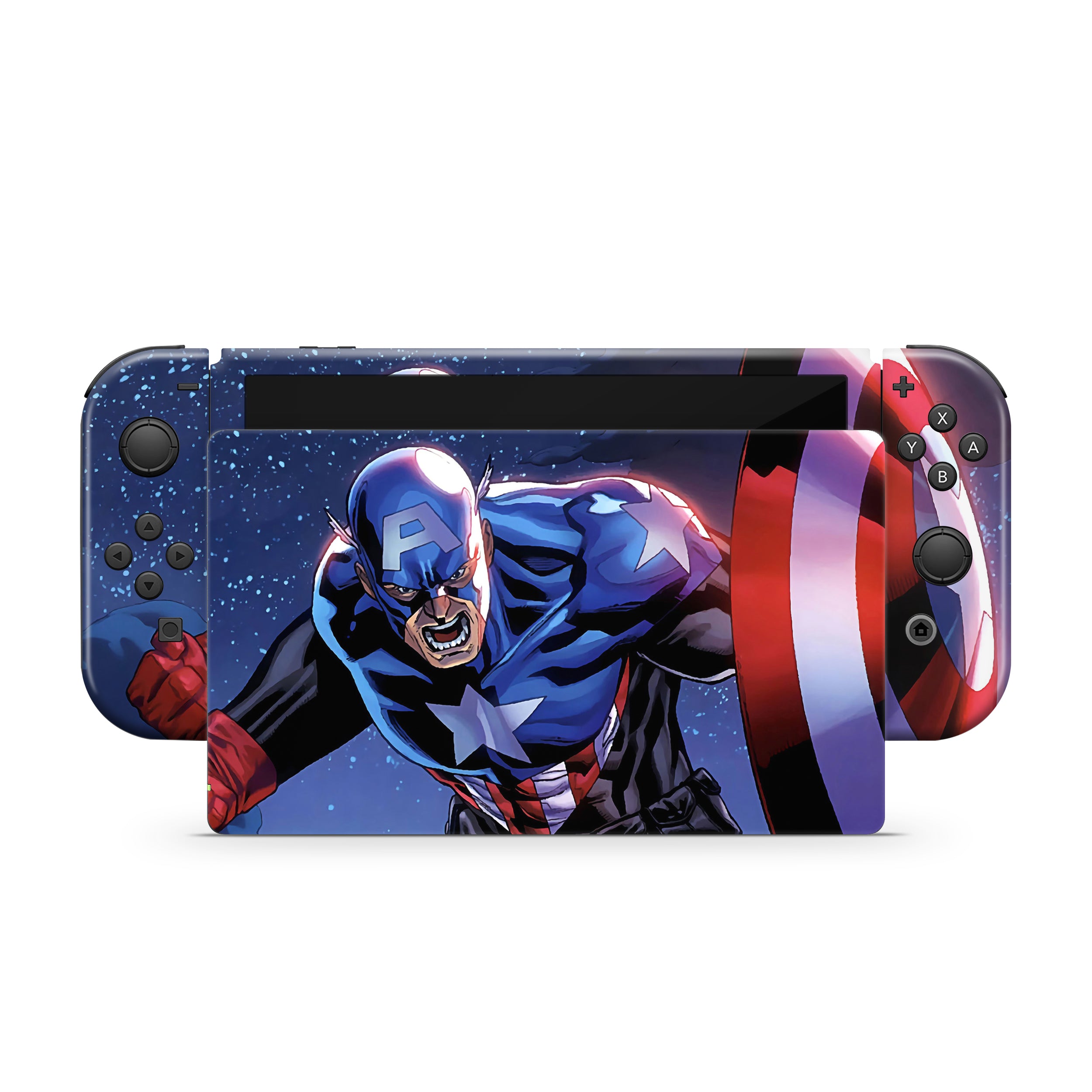 Freedom Vanguard v9 Nintendo Switch OLED Skin - Comics-inspired design