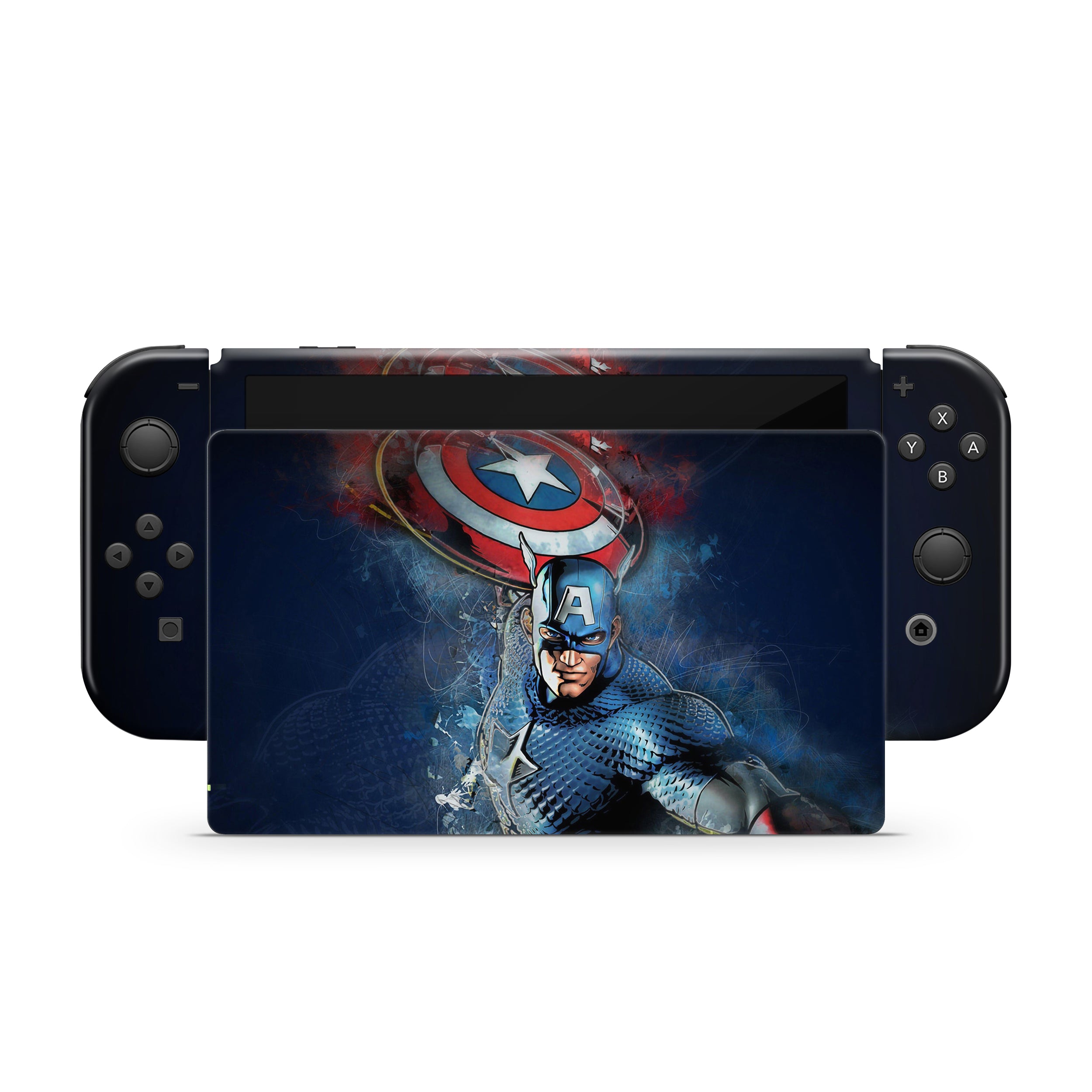 Freedom Vanguard v10 Nintendo Switch OLED Skin - Comics-inspired design
