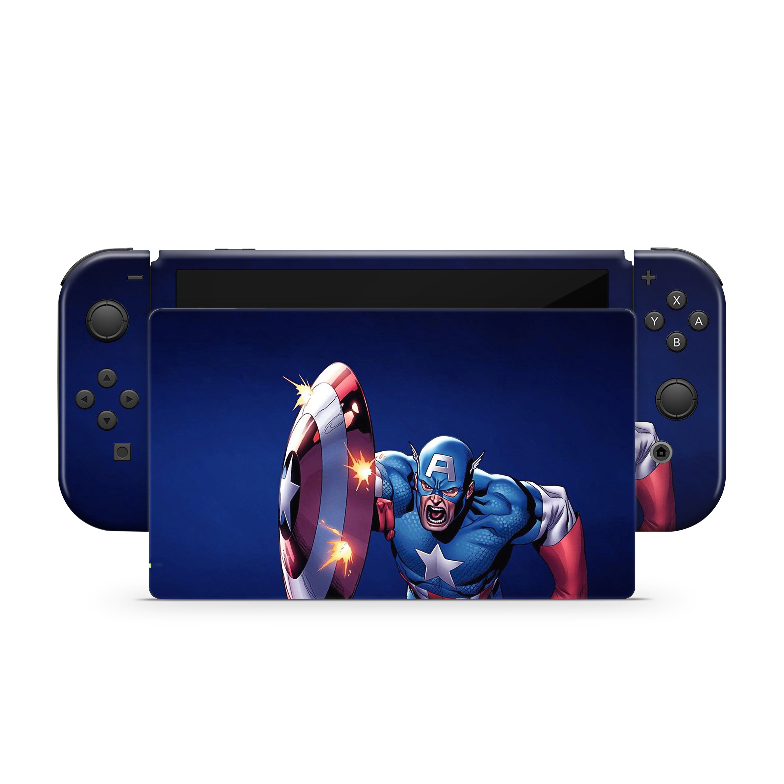 Freedom Vanguard v12 Nintendo Switch OLED Skin - Comics-inspired design