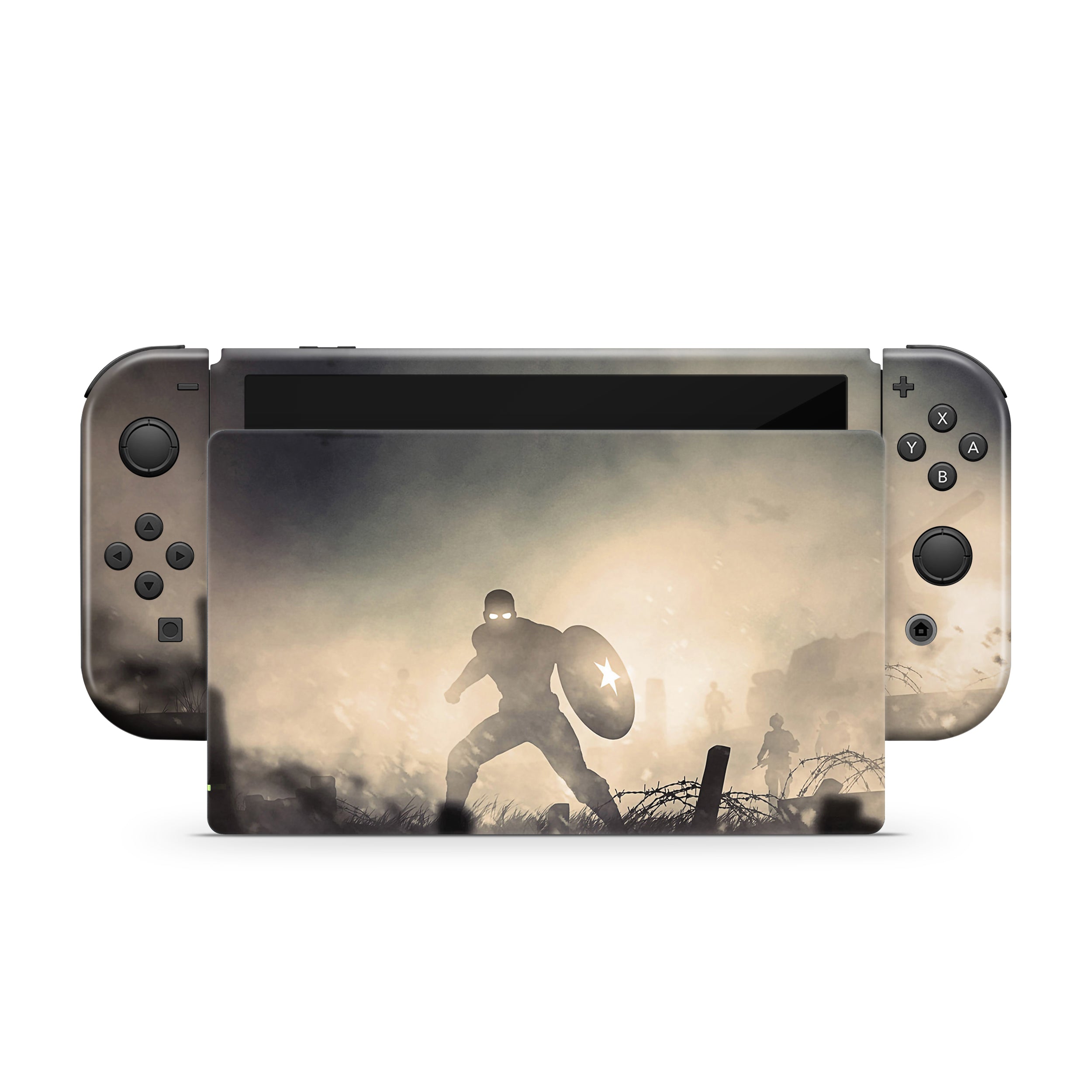 Freedom Vanguard v15 Nintendo Switch OLED Skin - Comics-inspired design
