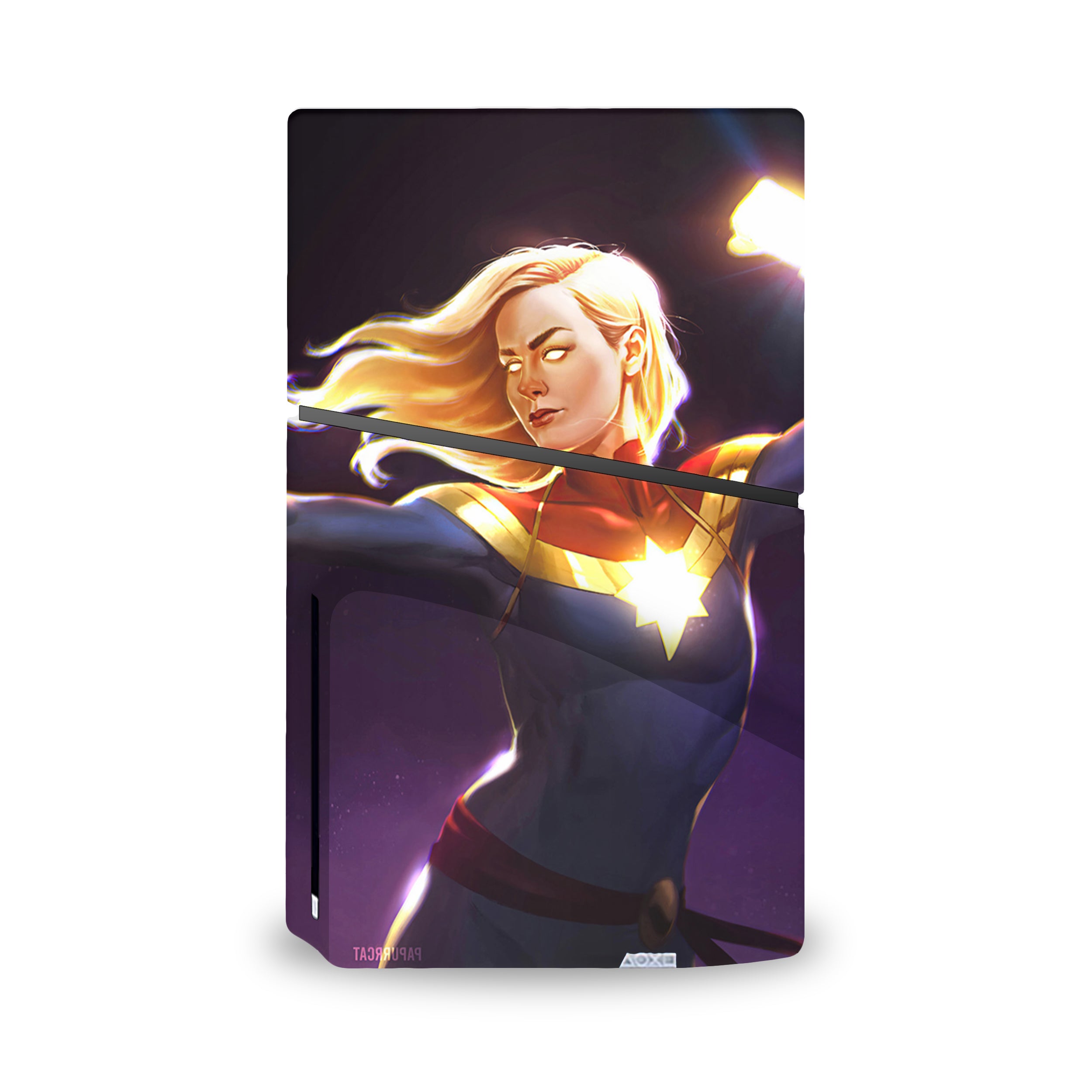 Galactic Champion v6 PS5 Slim Skin - Comics-inspired design