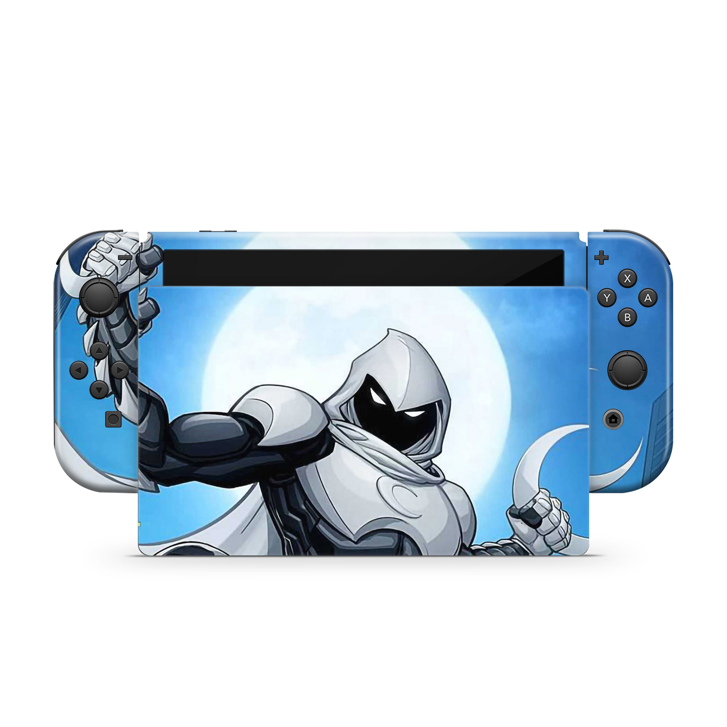 Lunar Vigilante v3 Nintendo Switch OLED Skin - Comics-inspired design