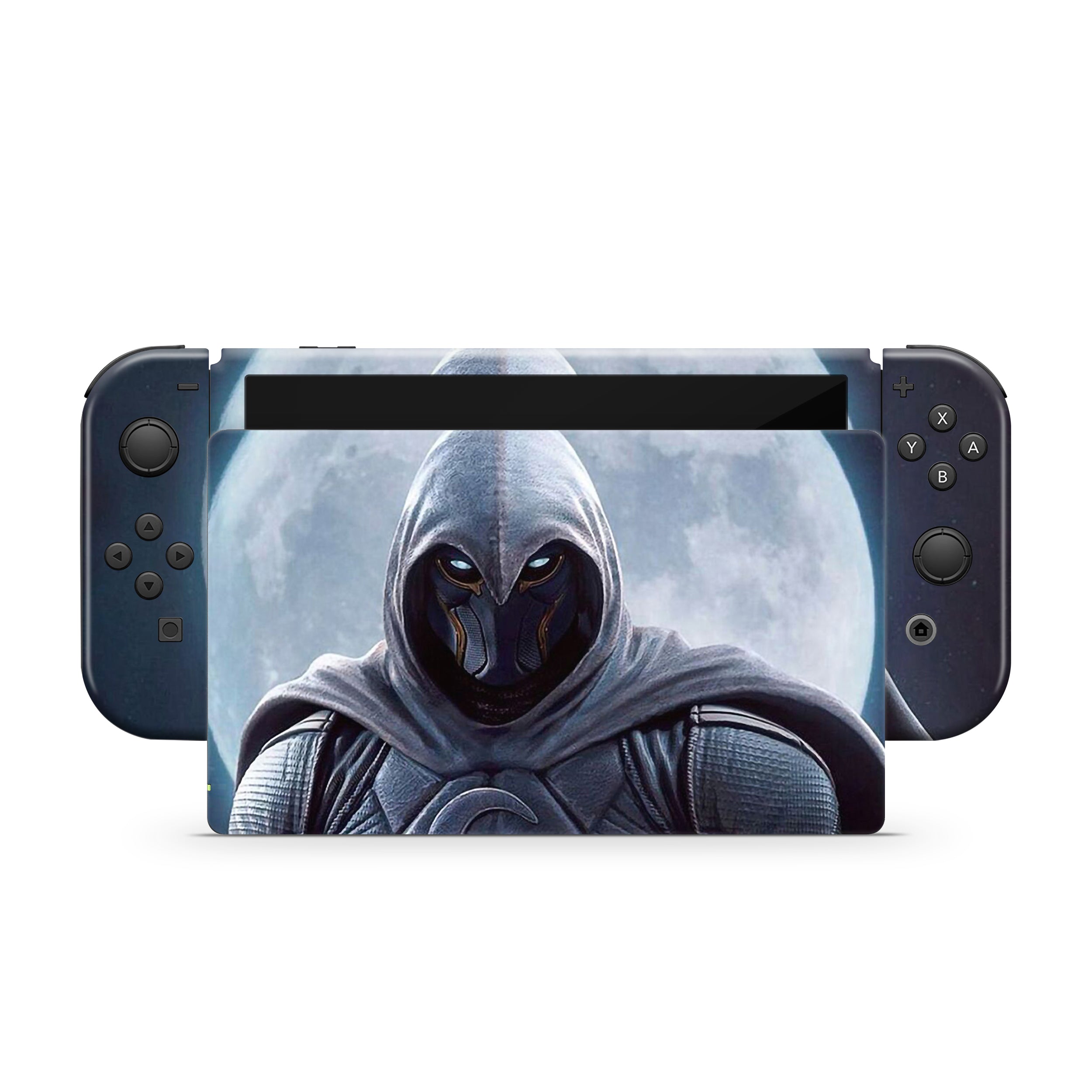 Lunar Vigilante v4 Nintendo Switch OLED Skin - Comics-inspired design