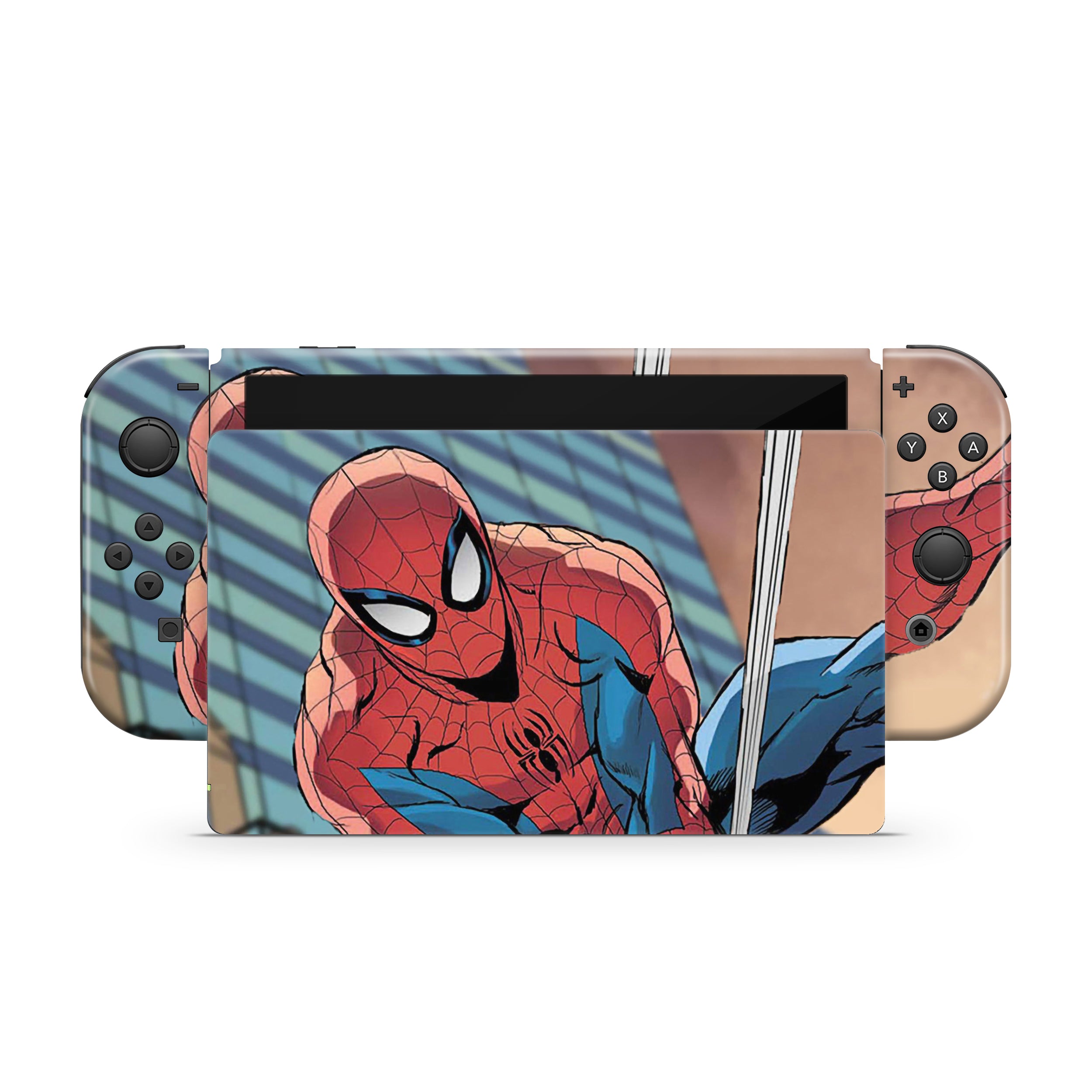 Wall-Crawler v14 Nintendo Switch OLED Skin - Comics-inspired design