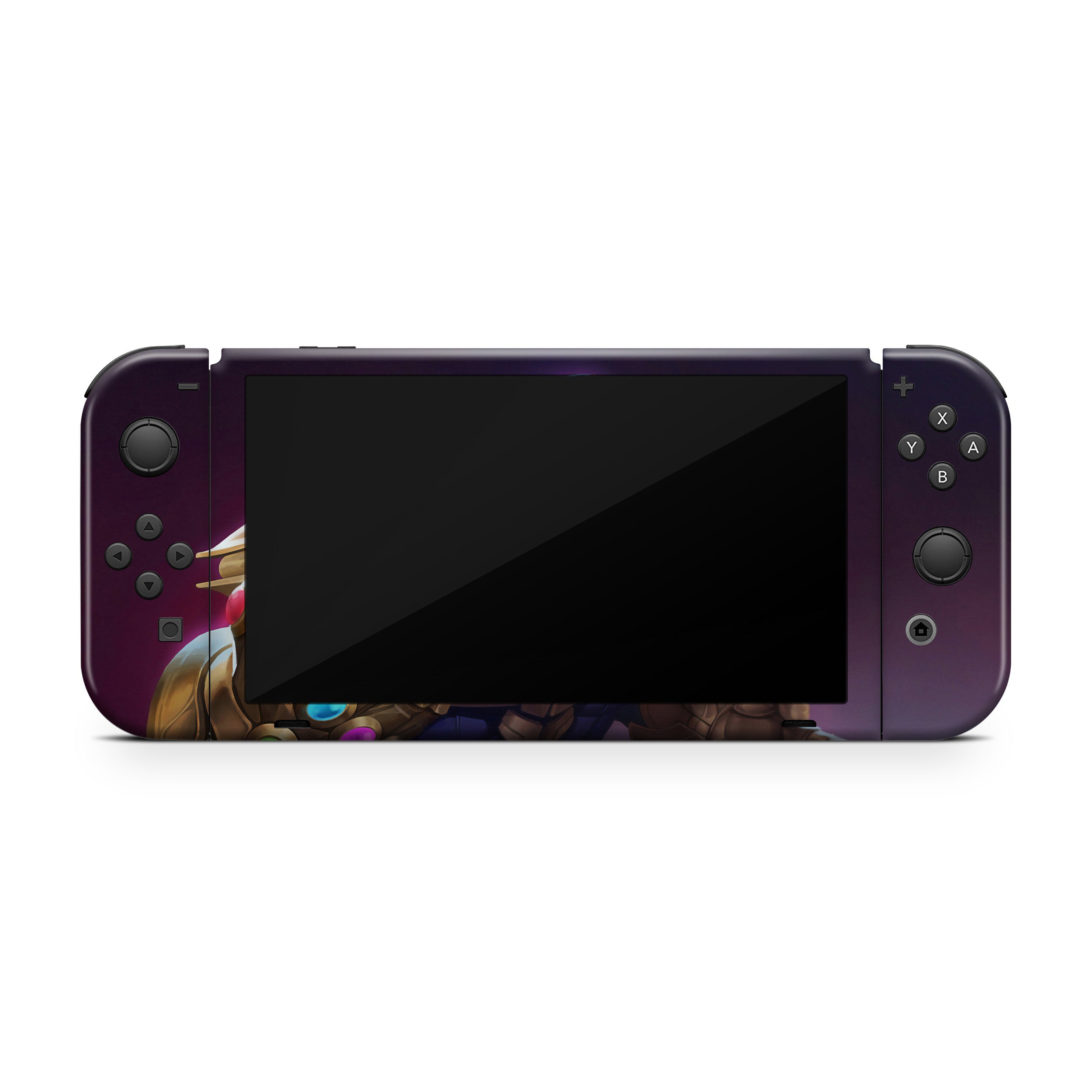 Titan of Doom v8 Nintendo Switch OLED Skin - Comics-inspired design