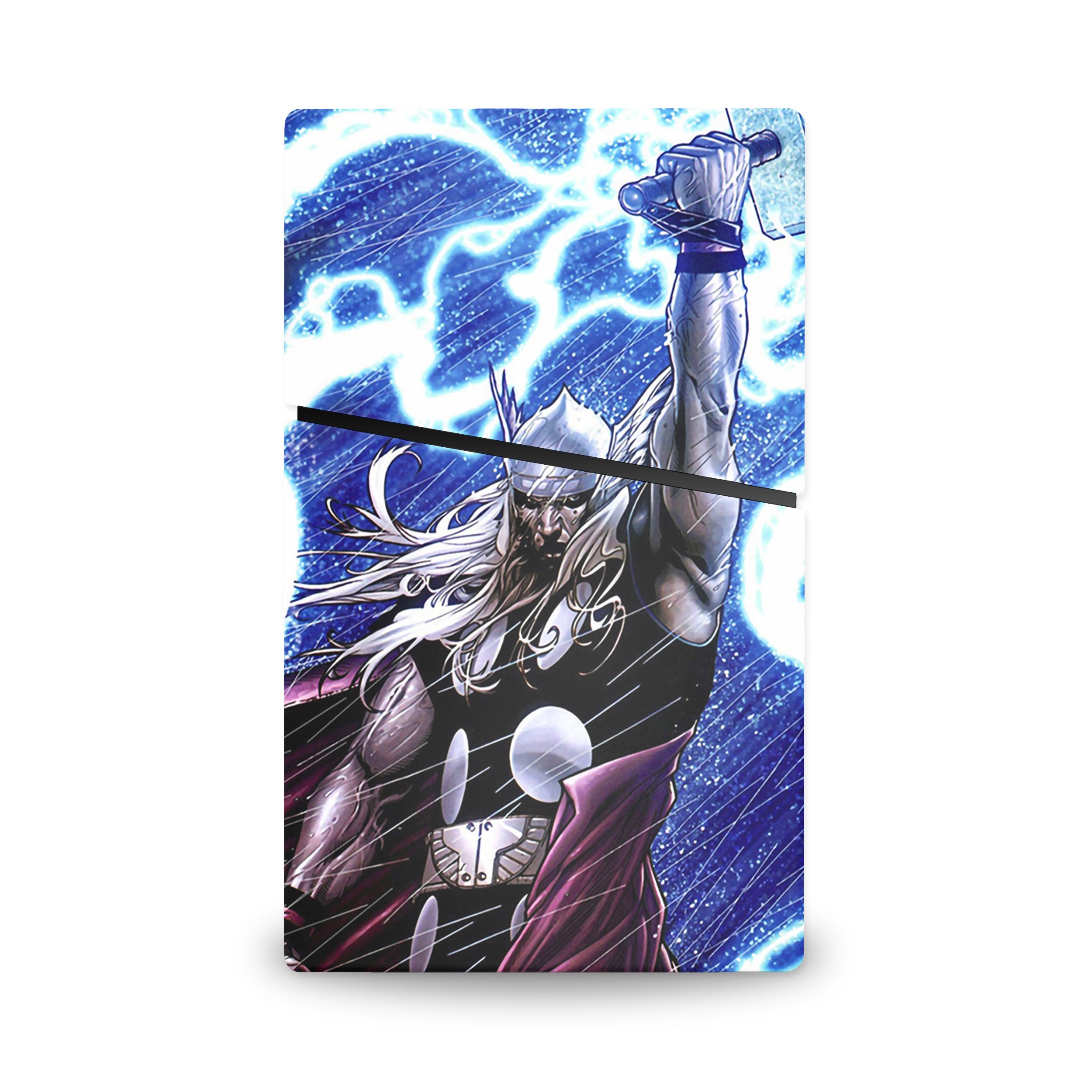 Thunder God v6 PS5 Slim Digital Skin - Comics-inspired design
