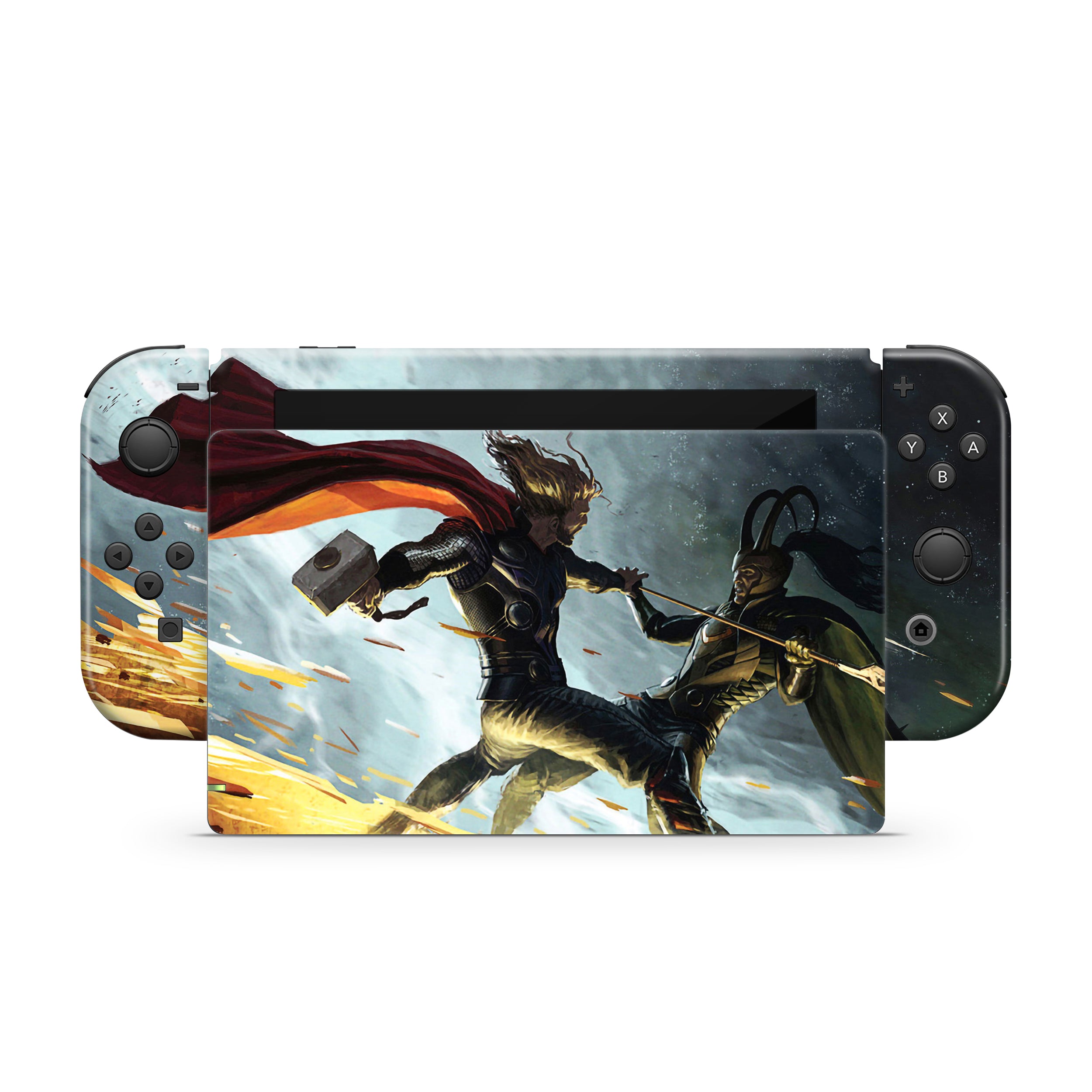 Thunder God v7 Nintendo Switch Skin - Comics-inspired design