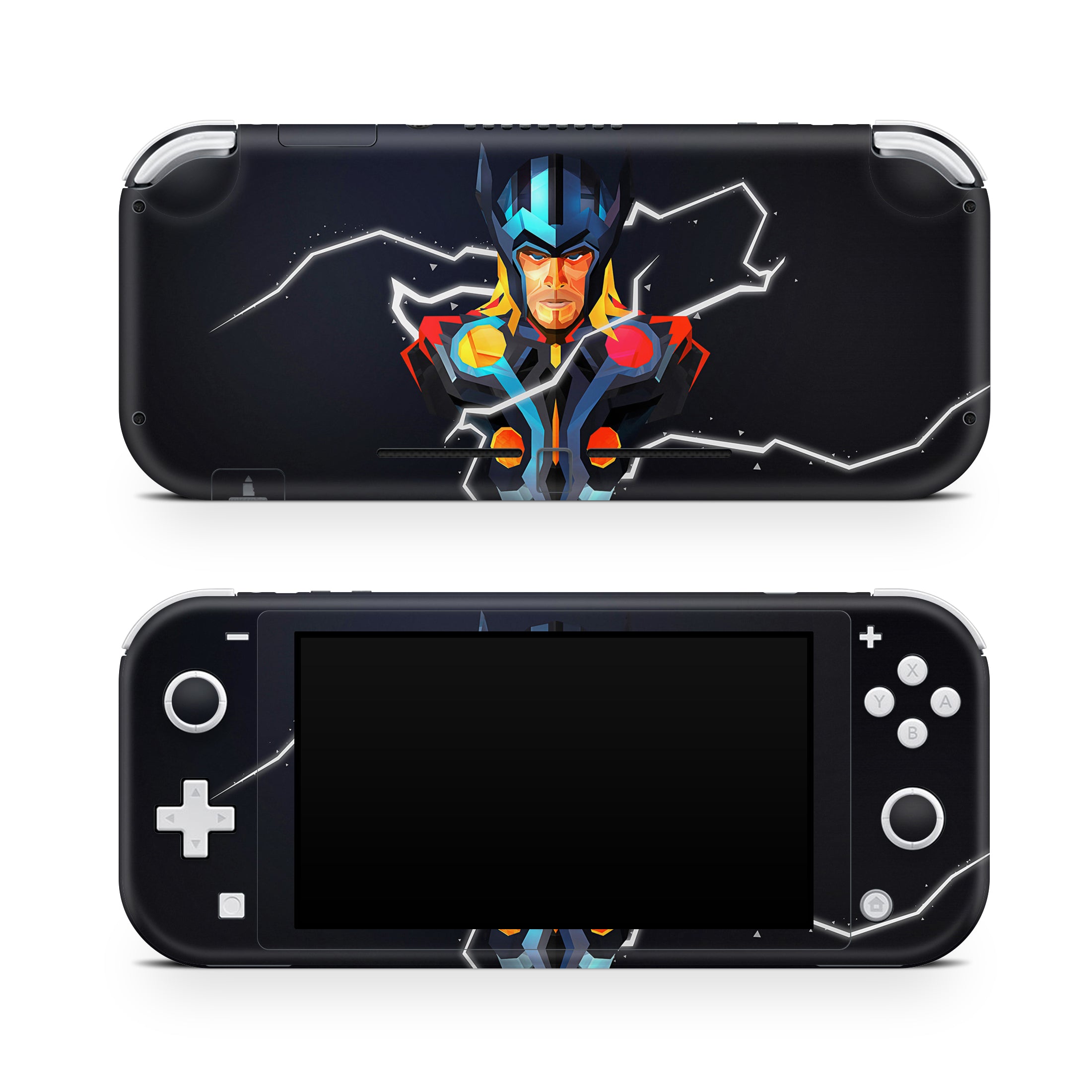Thunder God v8 Nintendo Switch Lite Skin - Comics-inspired design