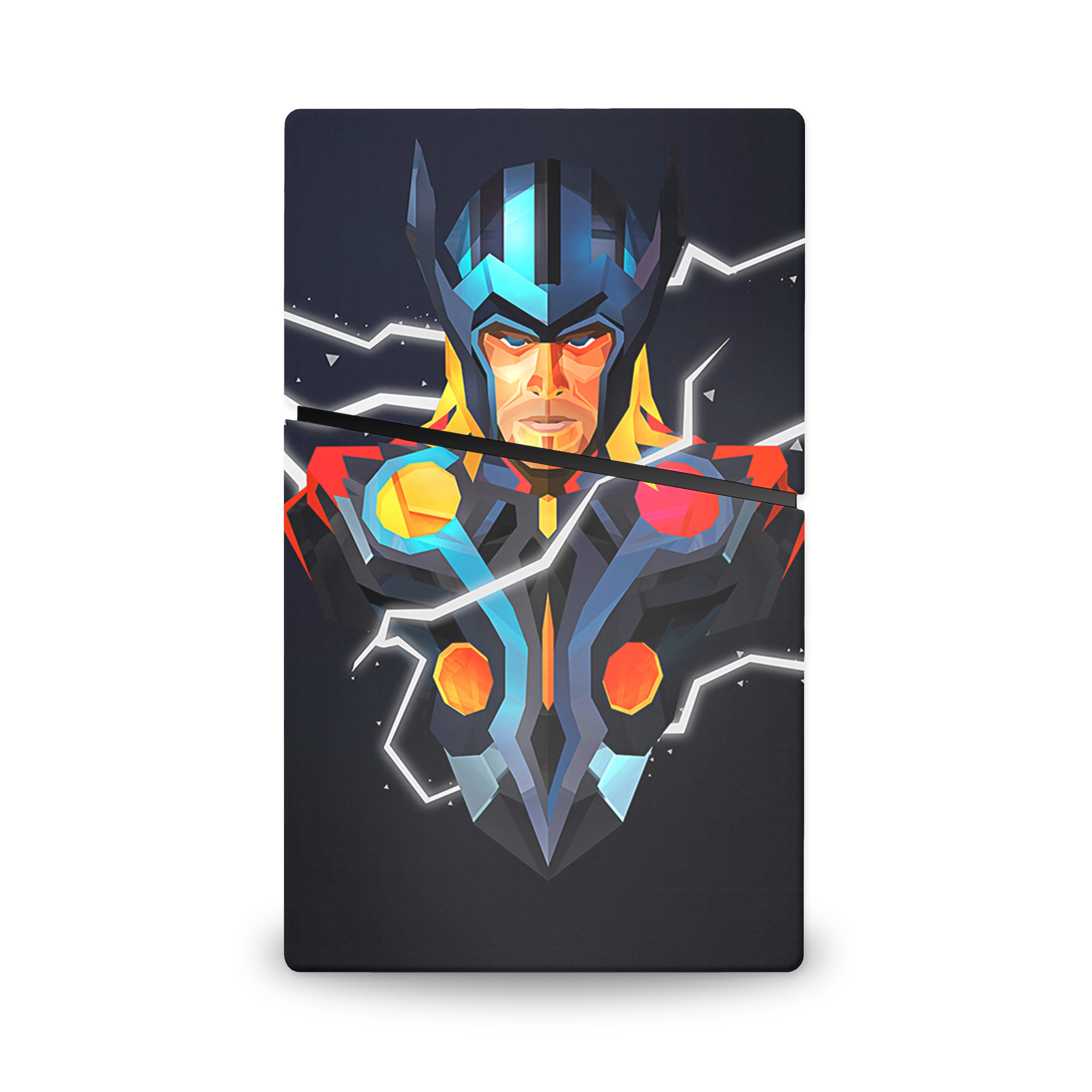 Thunder God v8 PS5 Slim Digital Skin - Comics-inspired design