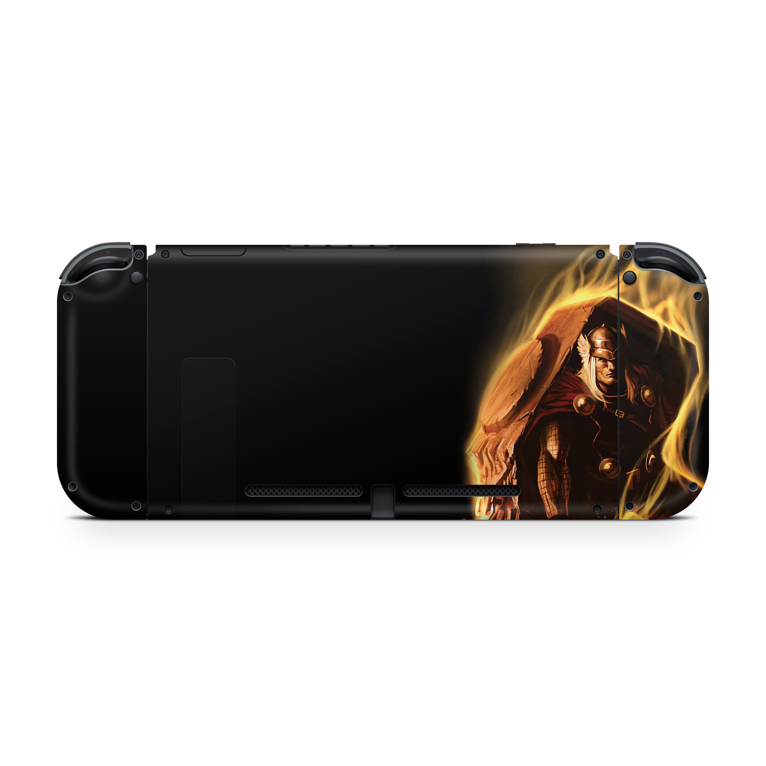 Thunder God v9 Nintendo Switch OLED Skin - Comics-inspired design