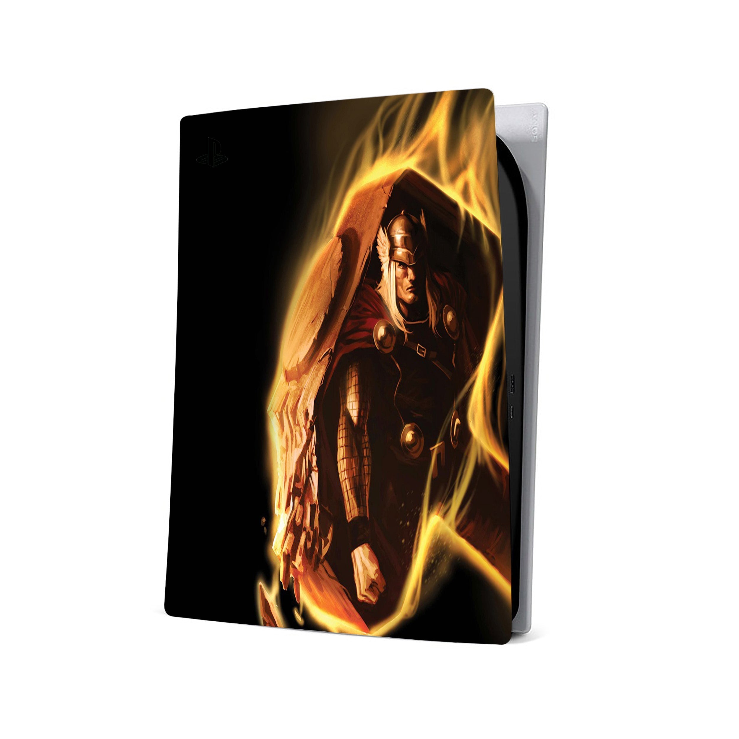 Thunder God v9 PS5 Skin - Comics-inspired design