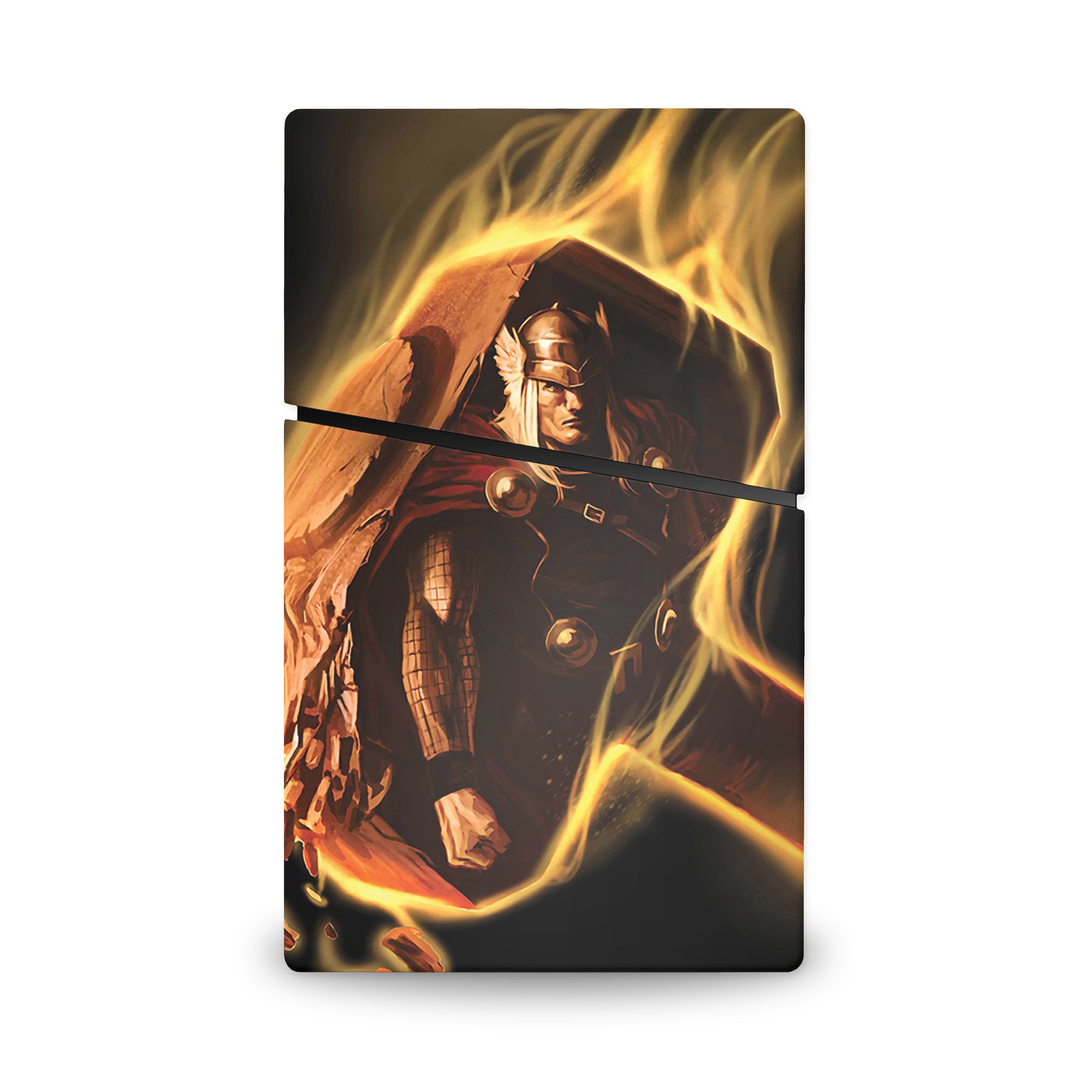 Thunder God v9 PS5 Slim Digital Skin - Comics-inspired design