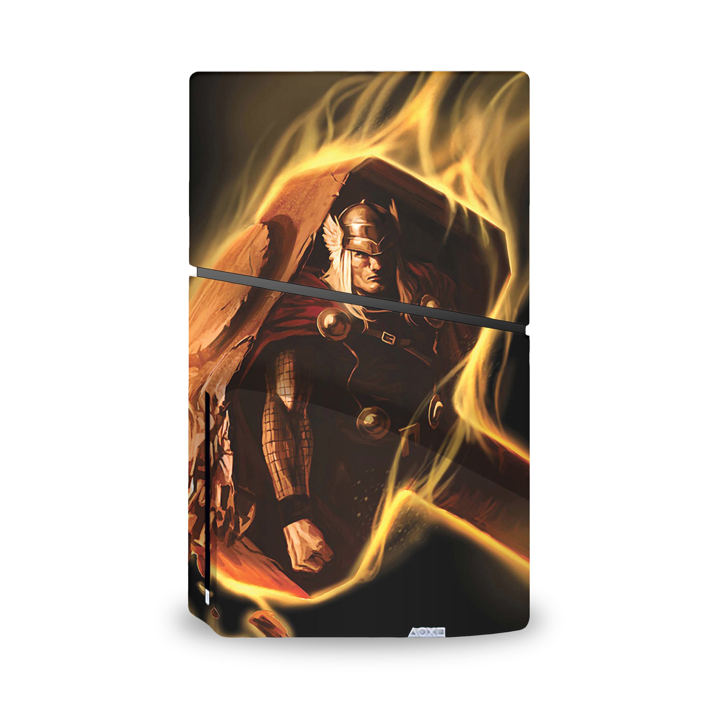 Thunder God v9 PS5 Slim Skin - Comics-inspired design