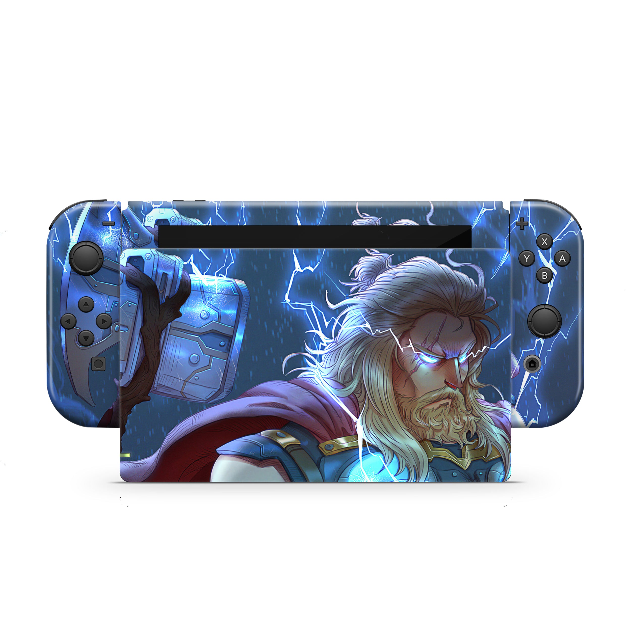 Thunder God v11 Nintendo Switch Skin - Comics-inspired design