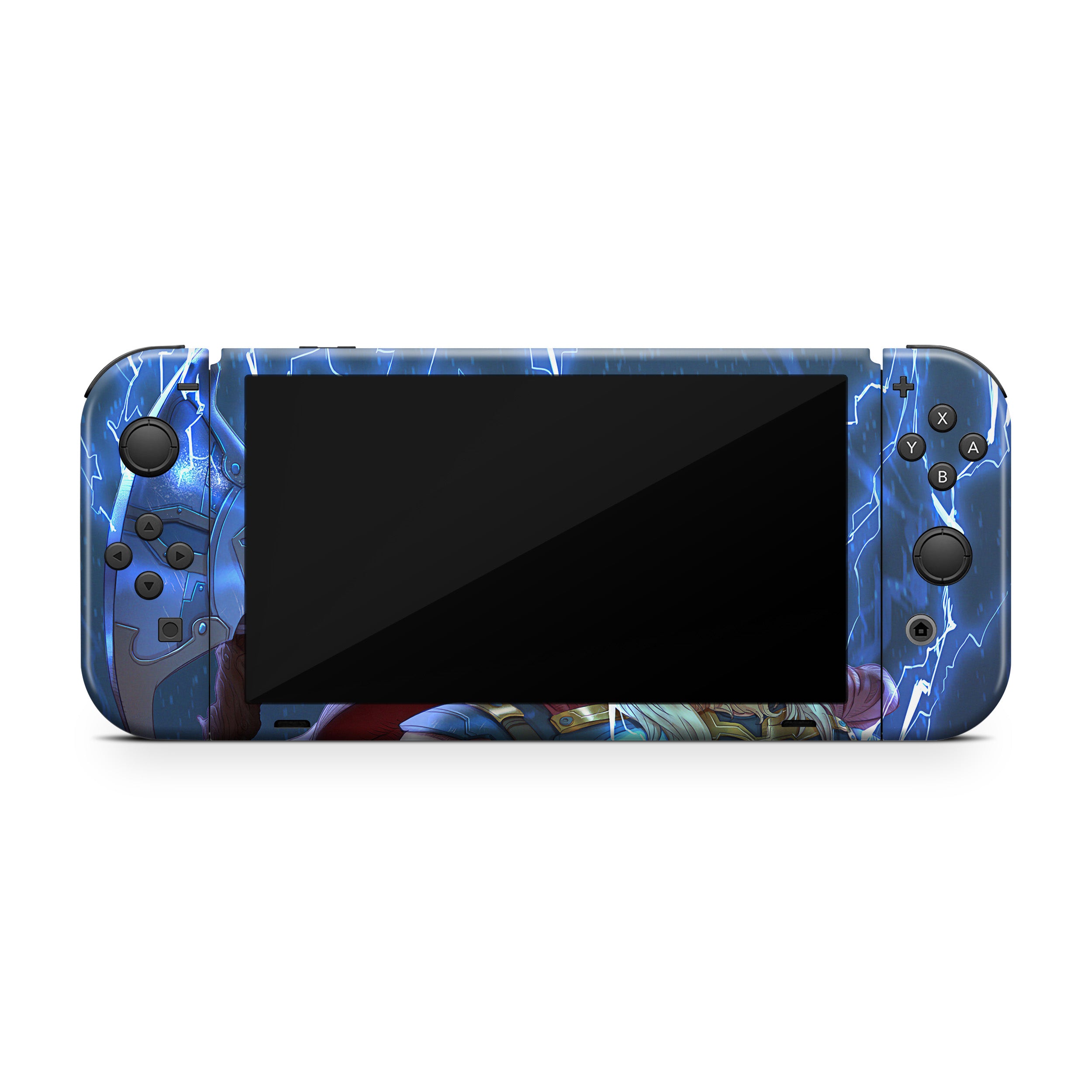 Thunder God v11 Nintendo Switch OLED Skin - Comics-inspired design