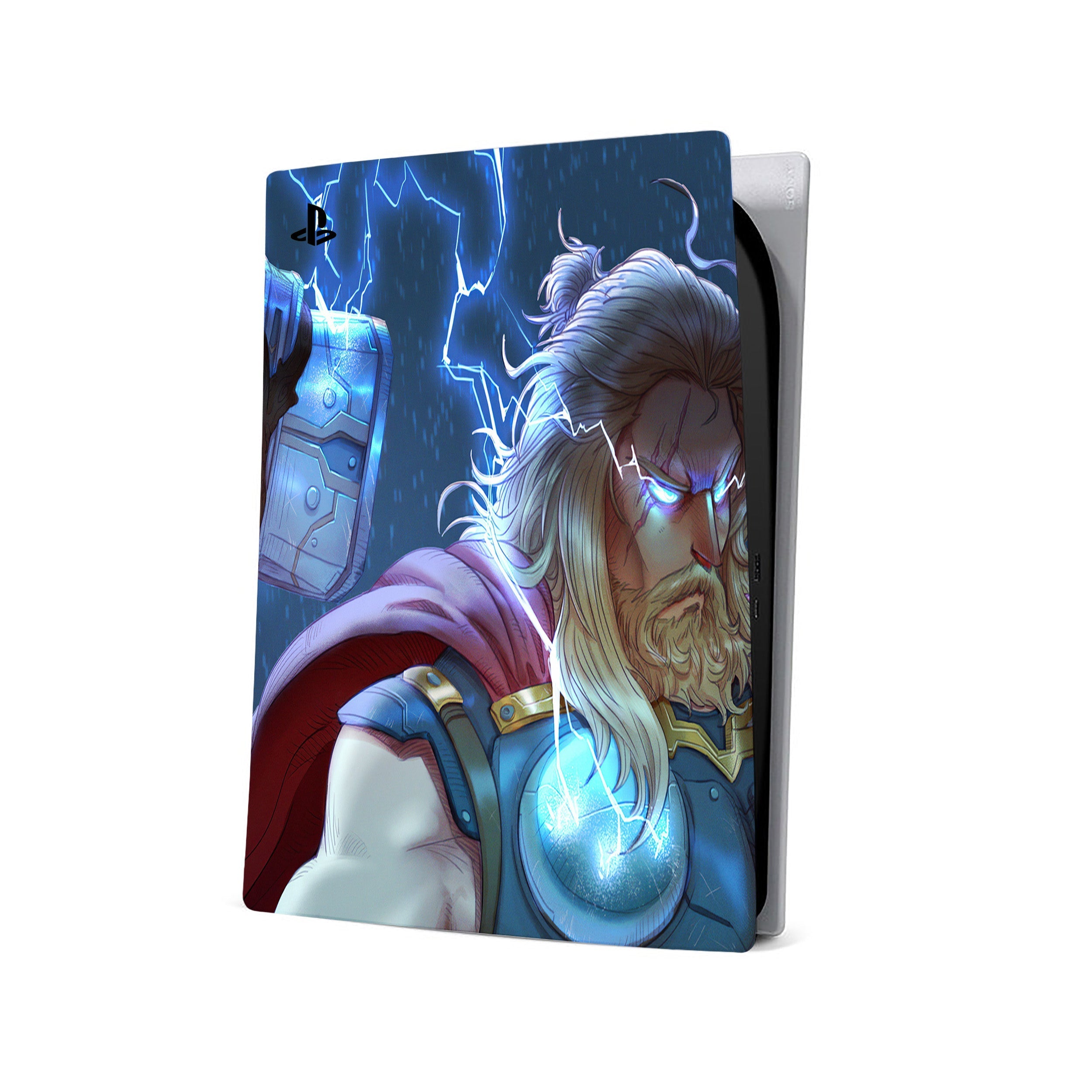Thunder God v11 PS5 Skin - Comics-inspired design